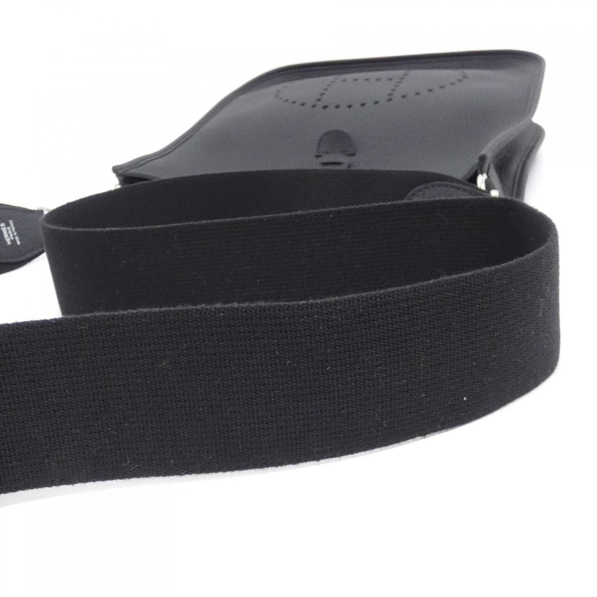 Hermes Evelyne Black Taurillon Clemence Leather Shoulder Bag (Pre-Owned)