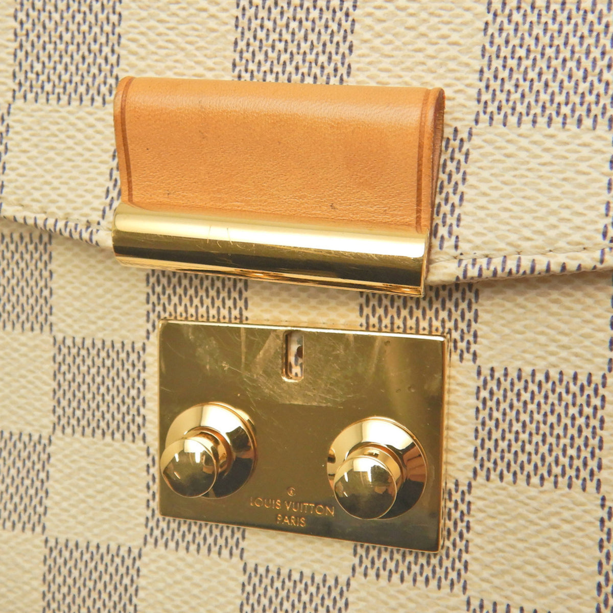Louis Vuitton Azur Damier Azur Damier Canvas Damier Azur Damier Canvas Handbag (Pre-Owned)