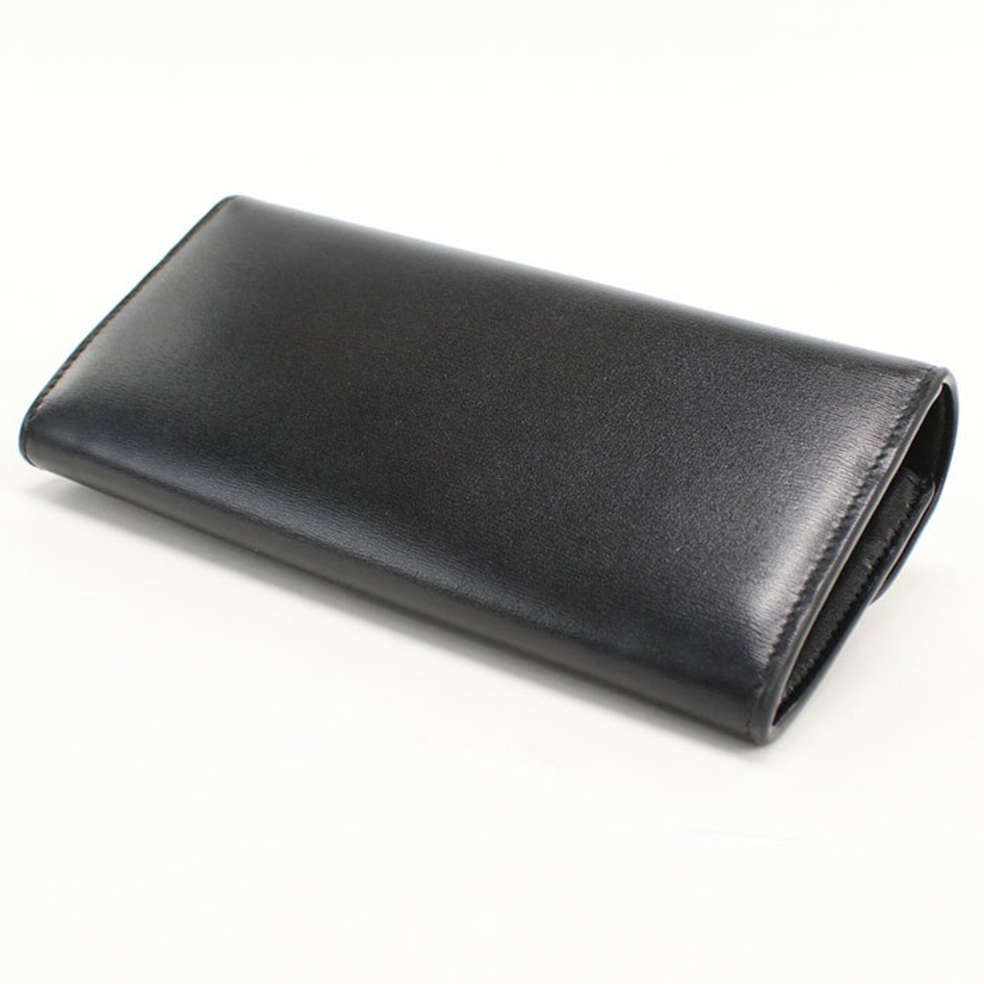 Celine Black Leather Long Wallet (Bi-Fold) (Pre-Owned)