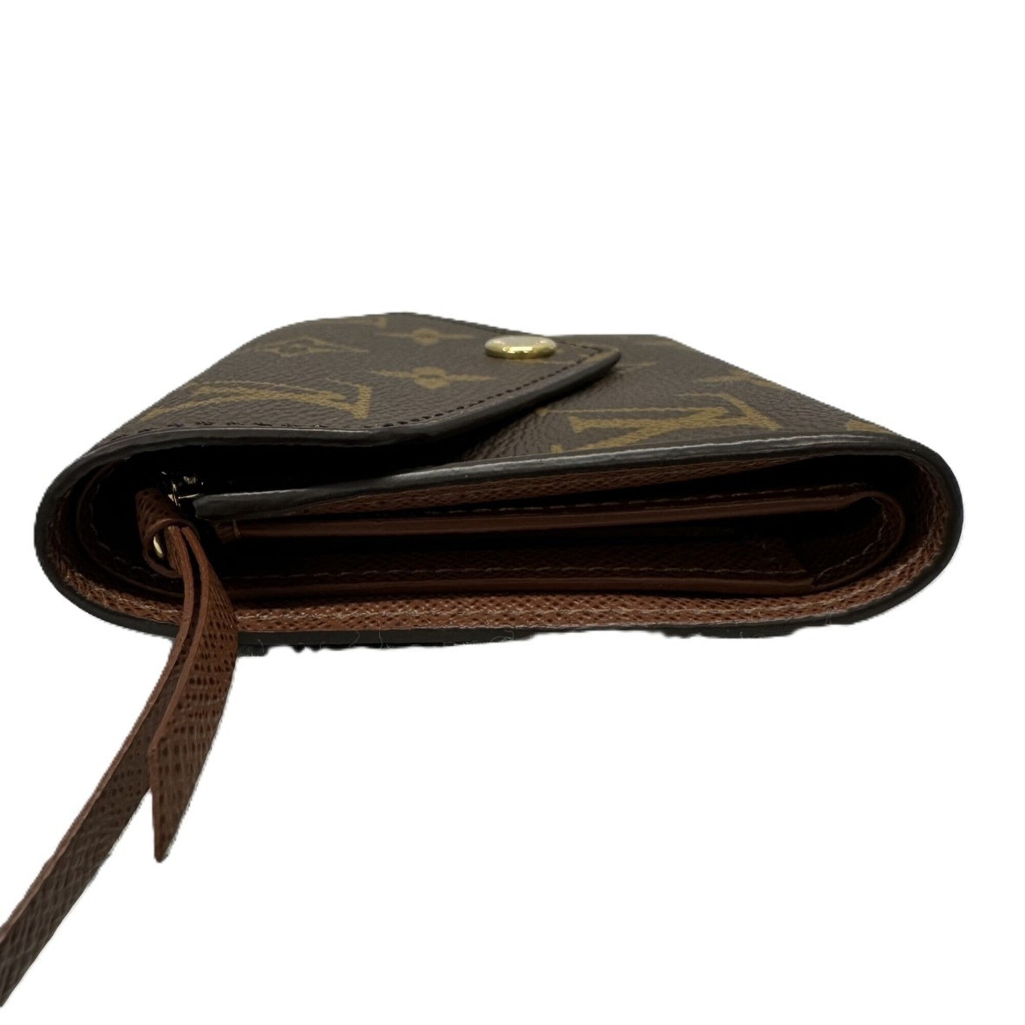 Louis Vuitton Brown Monogram Monogram Wallet (Tri-Fold) (Pre-Owned)