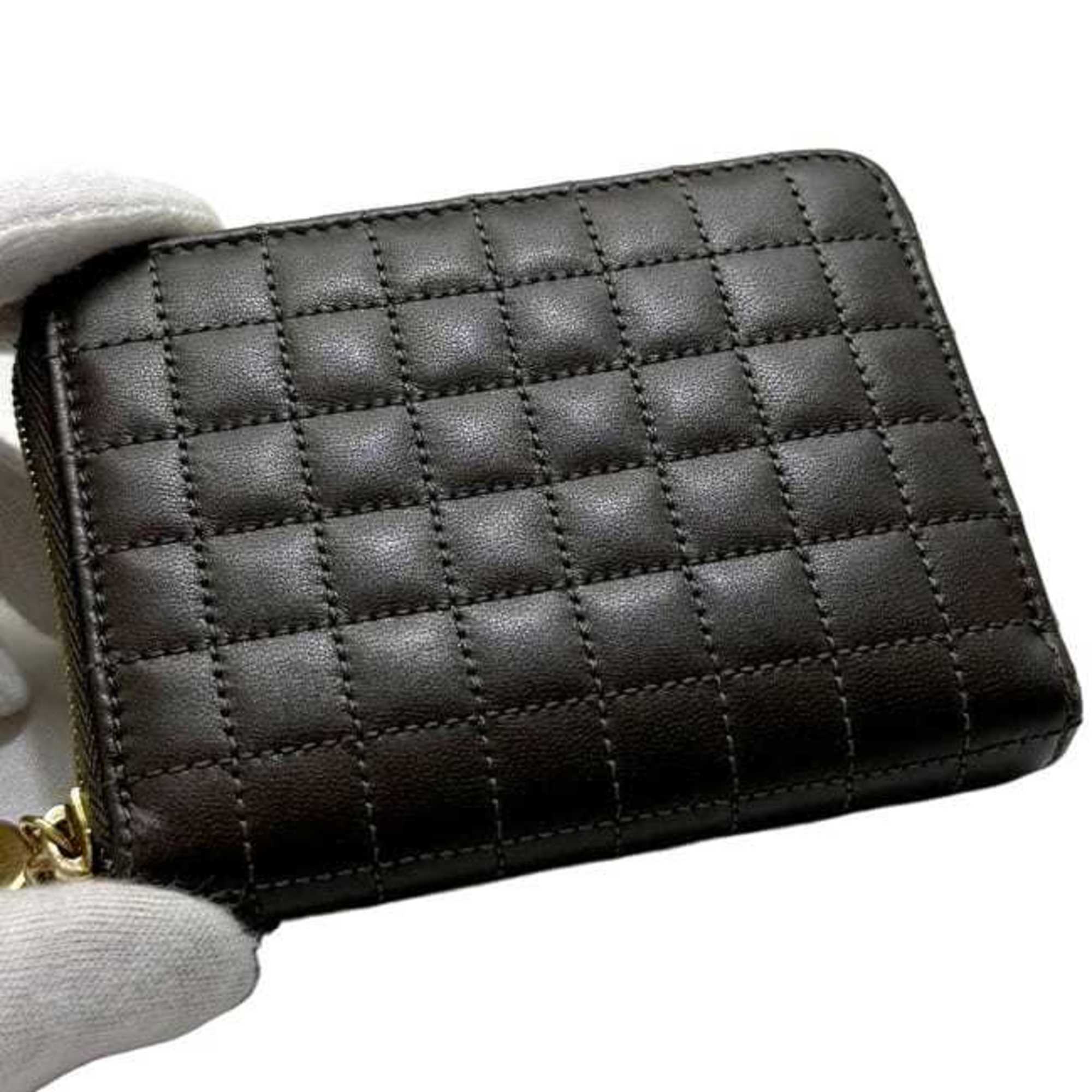Celine Green Khaki Leather Coin Purse/Coin Case (Pre-Owned)