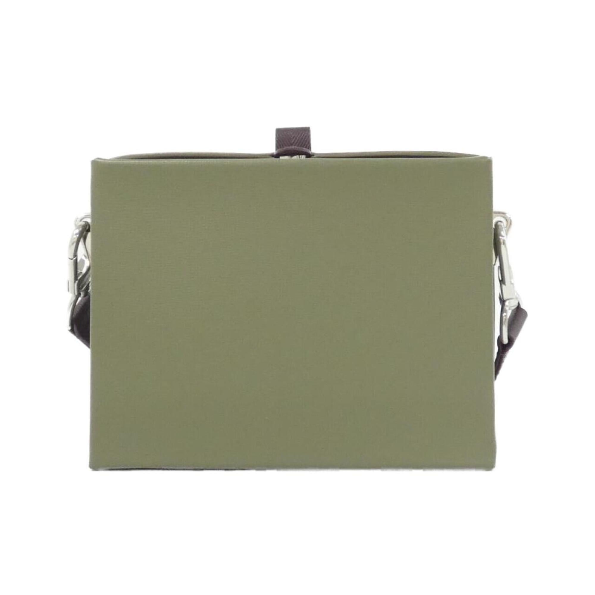 Louis Vuitton Khaki Leather Handbag (Pre-Owned)