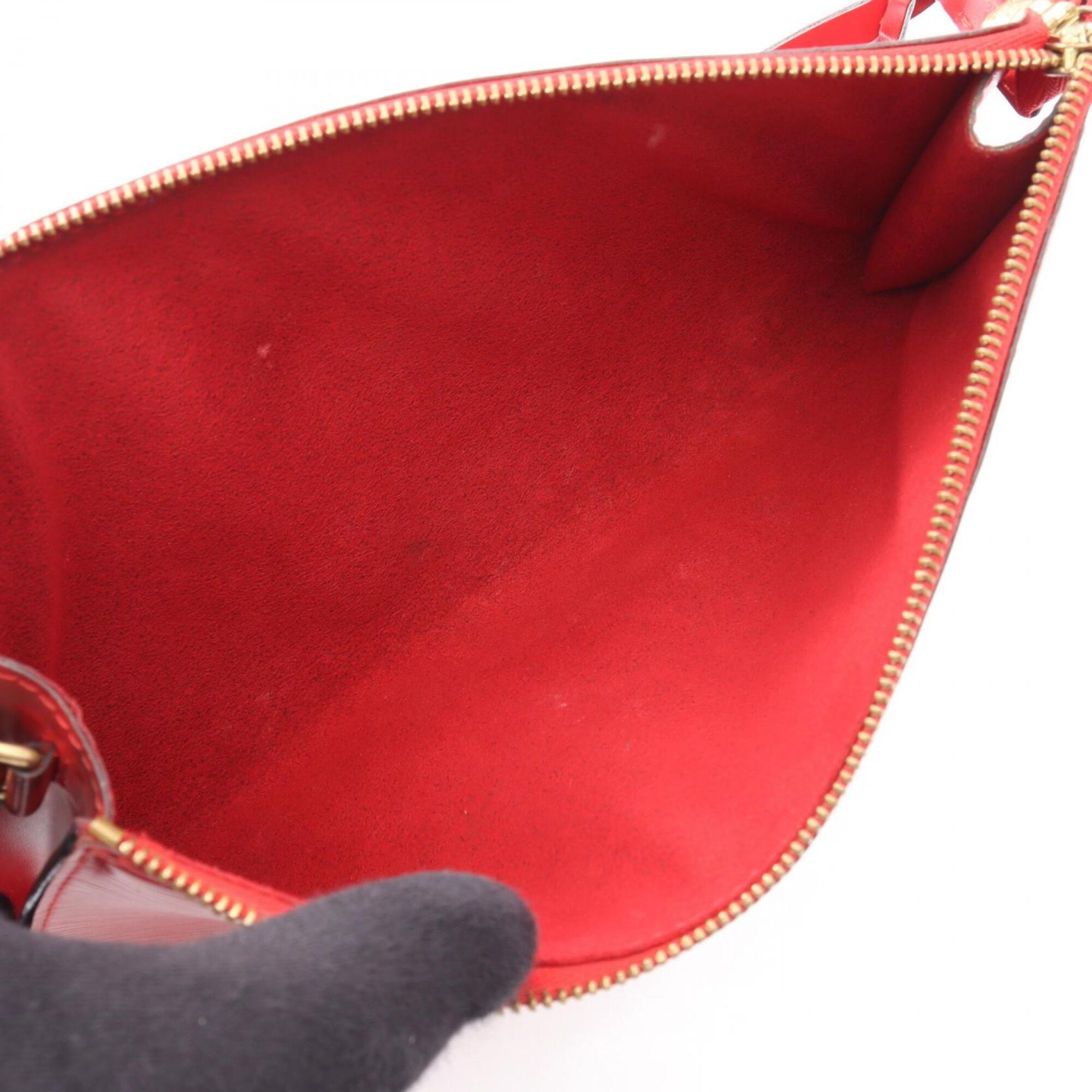 Louis Vuitton Epi Castilian Red Red Color Leather Handbag (Pre-Owned)