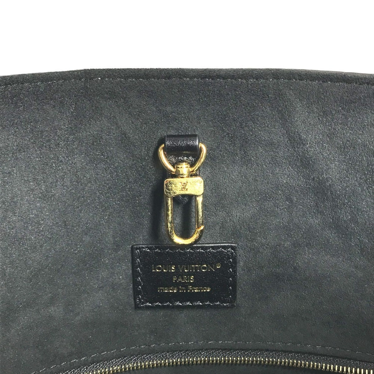 Louis Vuitton Black Brown Noir Leather Shoulder Bag Tote Bag (Pre-Owned)