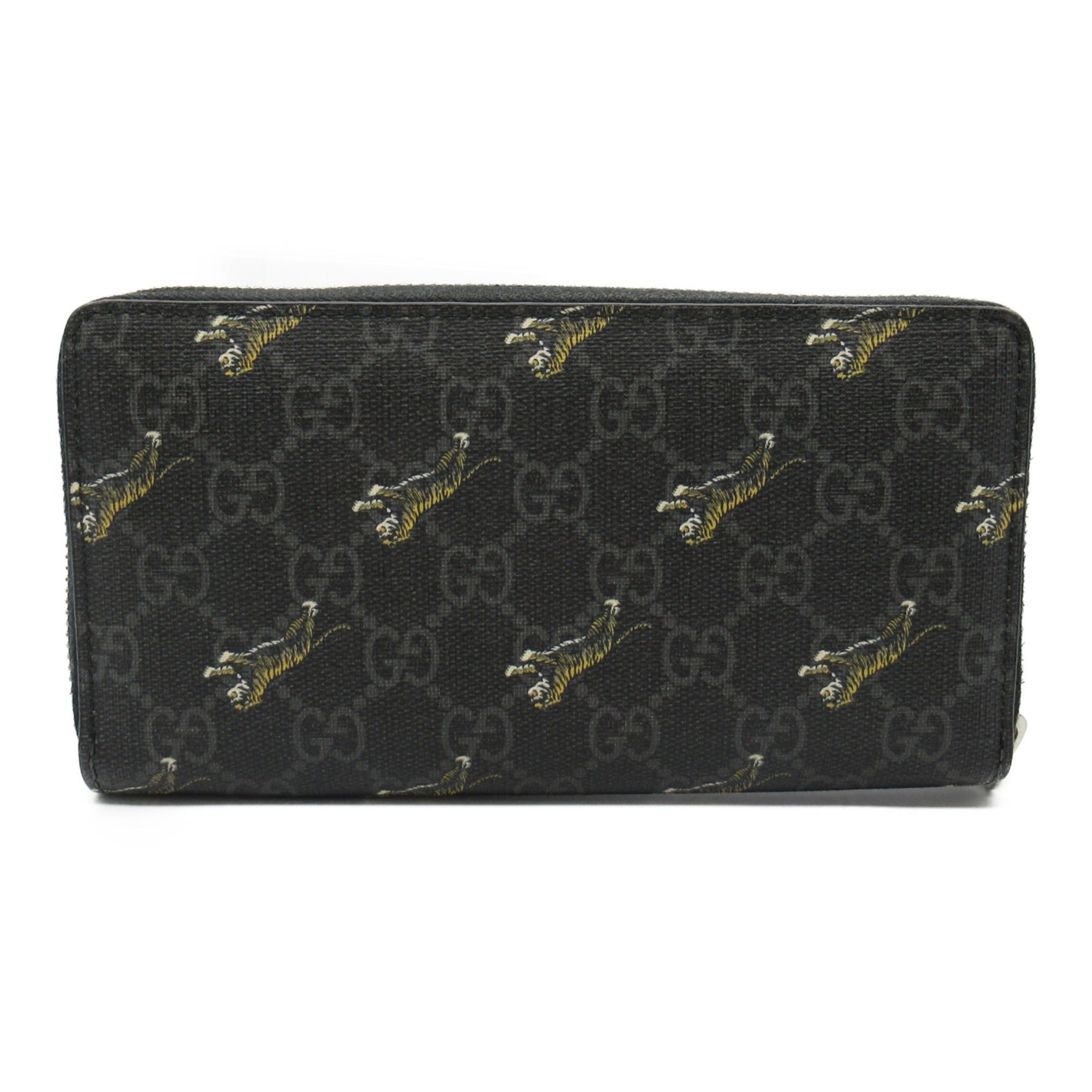Gucci Black Leather Long Wallet (Bi-Fold) (Pre-Owned)