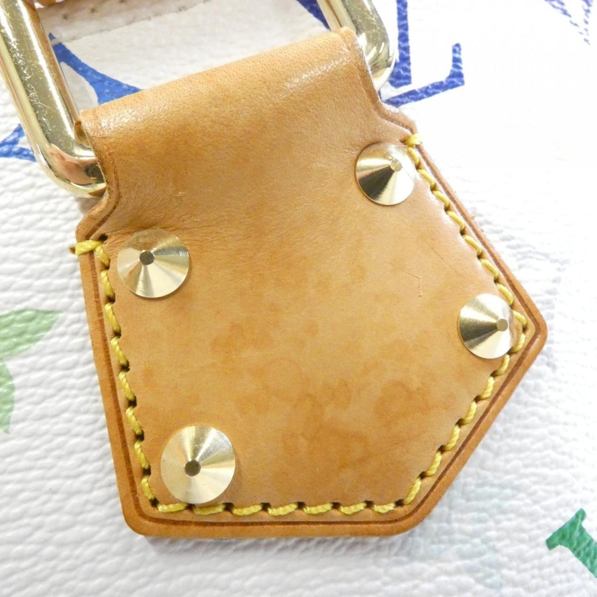 Louis Vuitton Multi-Color White Coated Canvas Handbag (Pre-Owned)