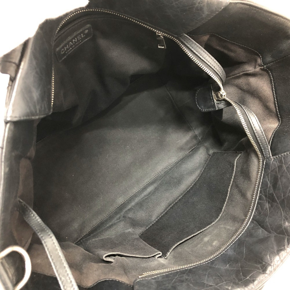 Chanel Black Handbag Tote Bag (Pre-Owned)
