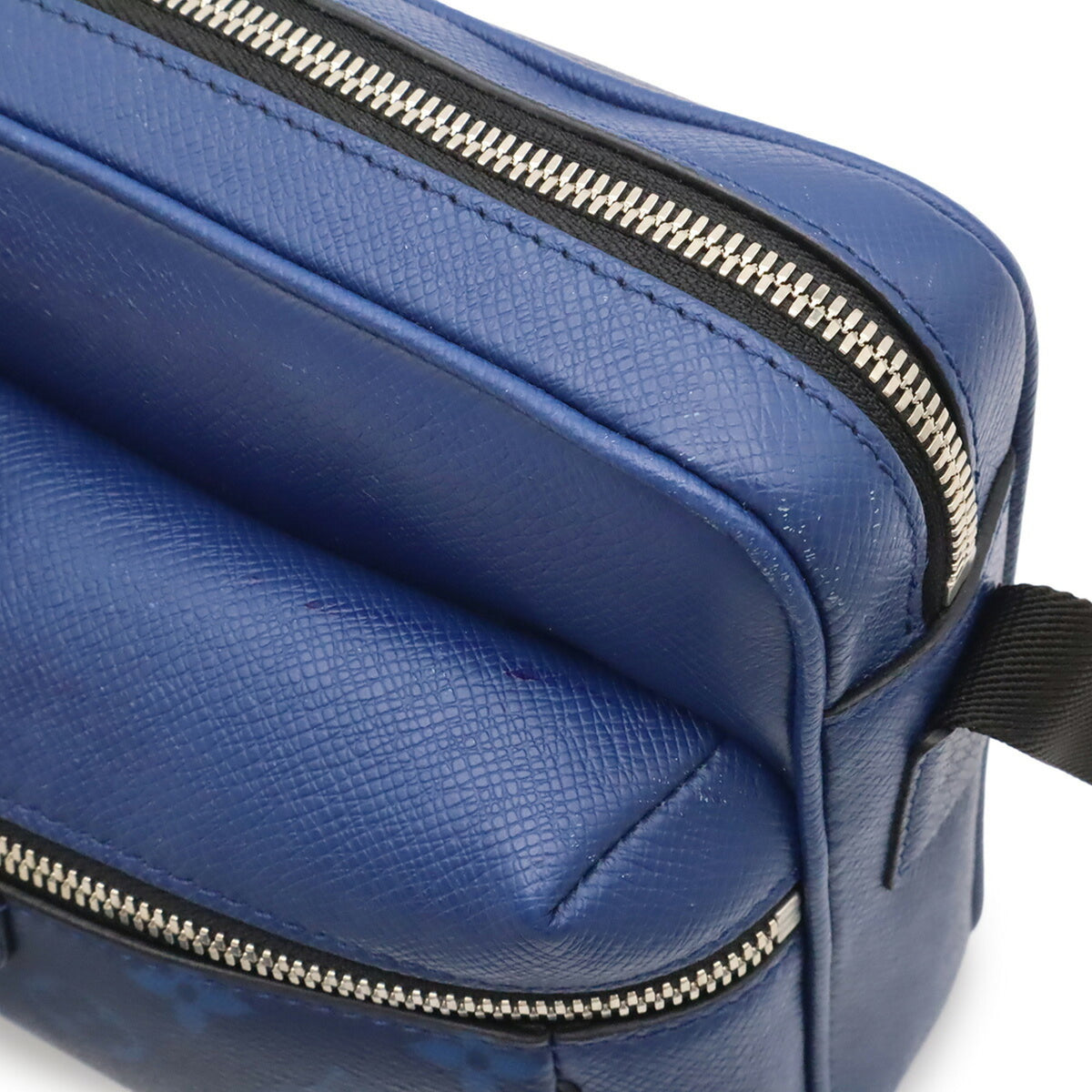 Louis Vuitton Taigarama Cobalt Monogram Taiga Leather Shoulder Bag (Pre-Owned)