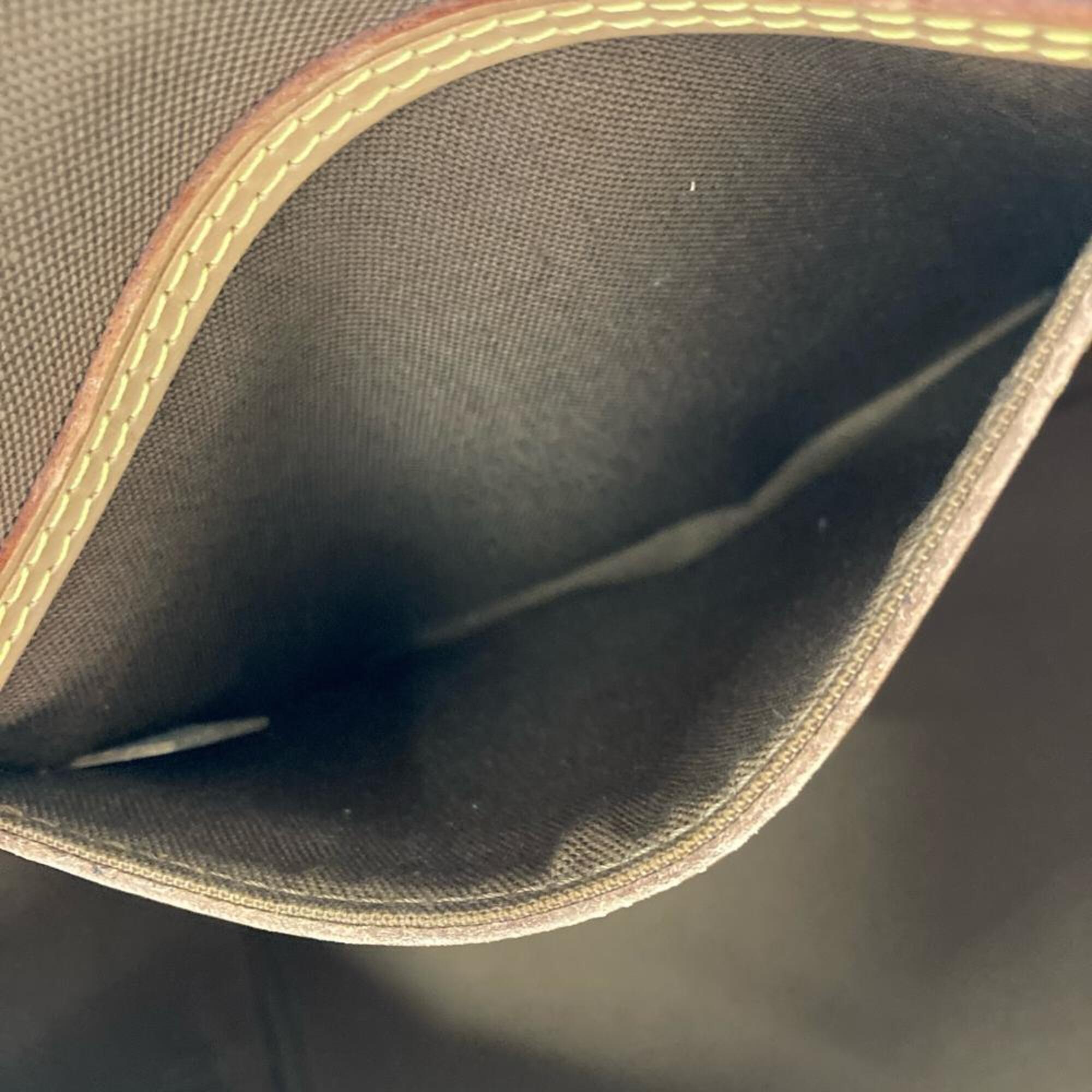 Louis Vuitton Brown Monogram Canvas Handbag (Pre-Owned)