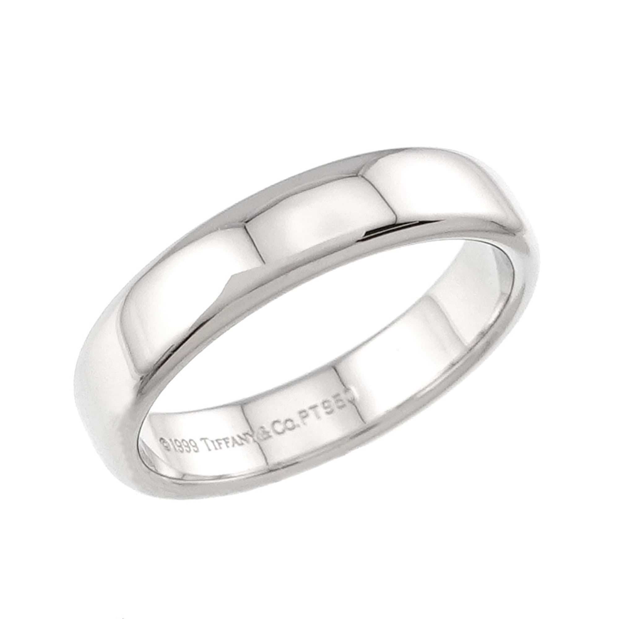 Tiffany Platinum 950 Band Ring (Pre-Owned)