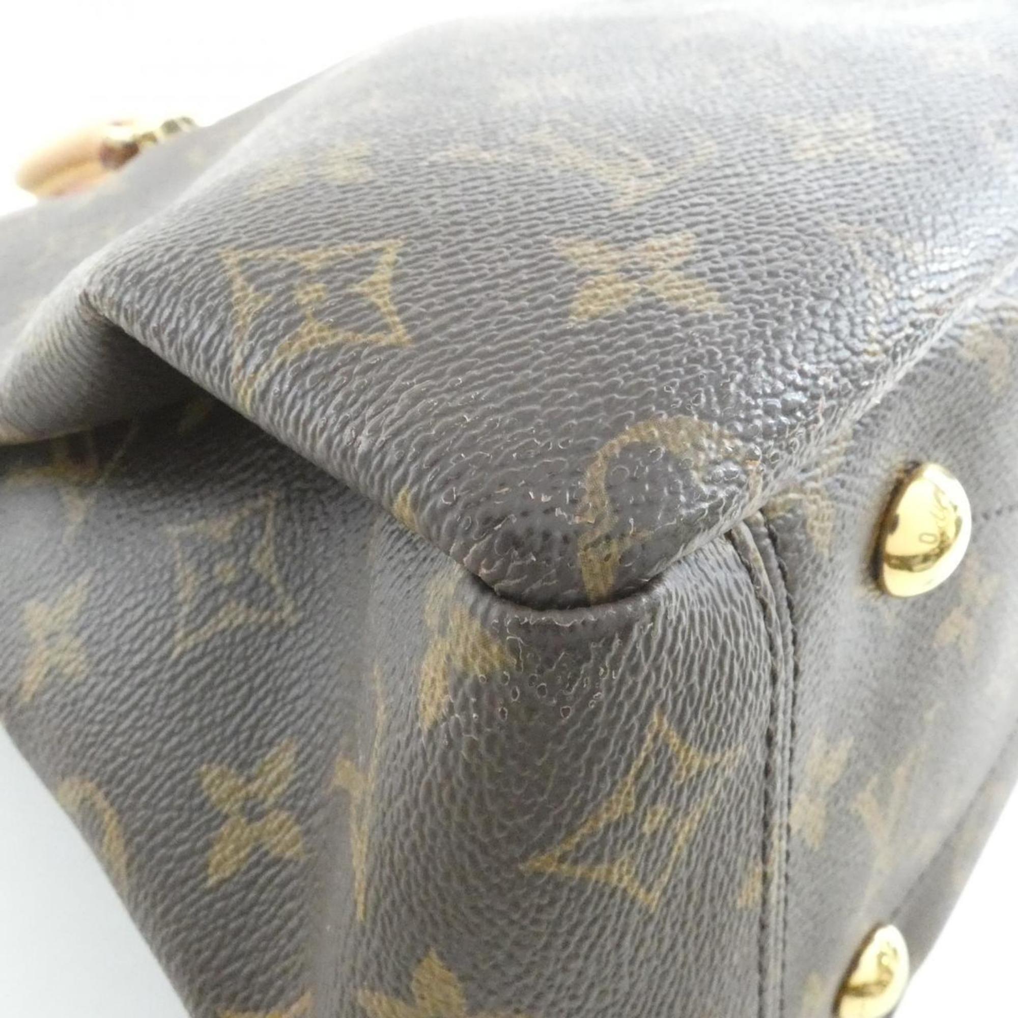 Louis Vuitton Cerise Marron Coated Canvas Handbag (Pre-Owned)