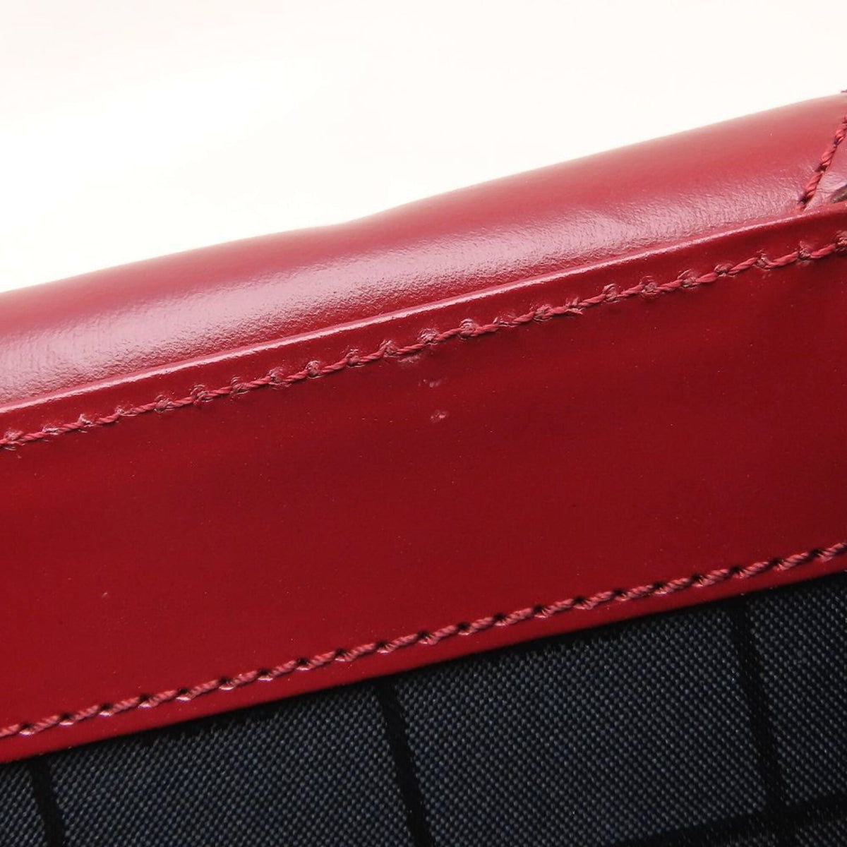 Celine Wine Leather Handbag (Pre-Owned)