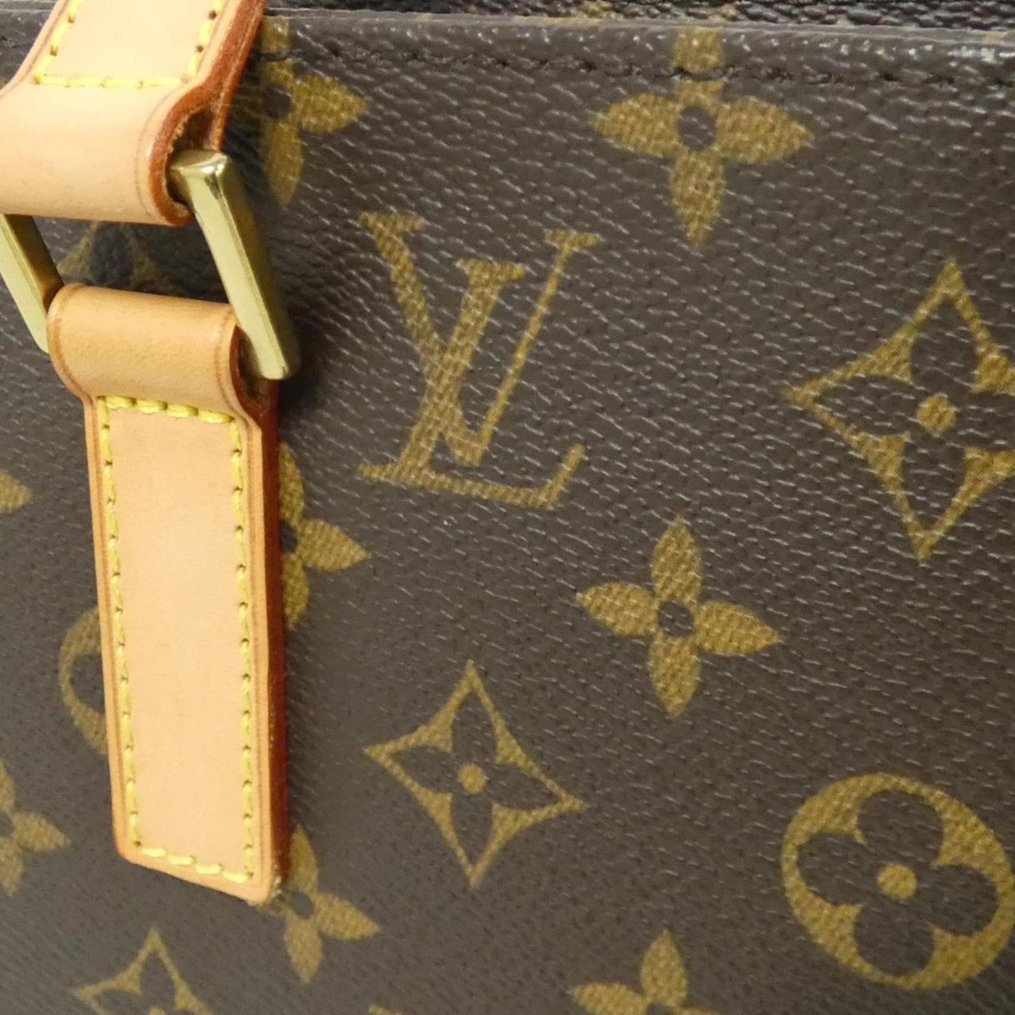 Louis Vuitton Monogram Marron Coated Canvas Handbag (Pre-Owned)