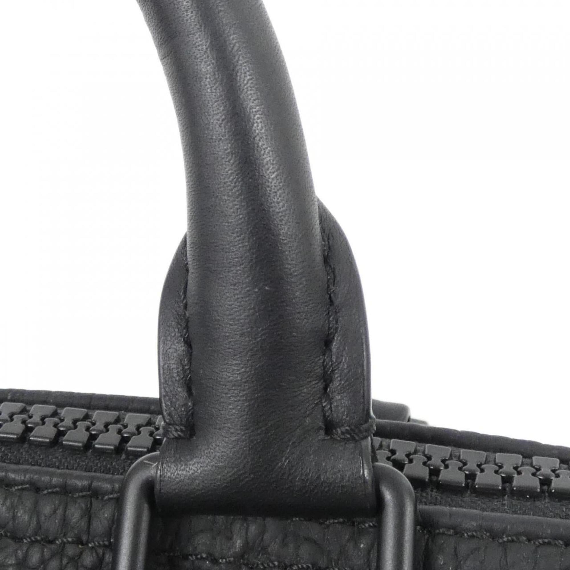 Louis Vuitton Black Leather Boston Bag (Pre-Owned)
