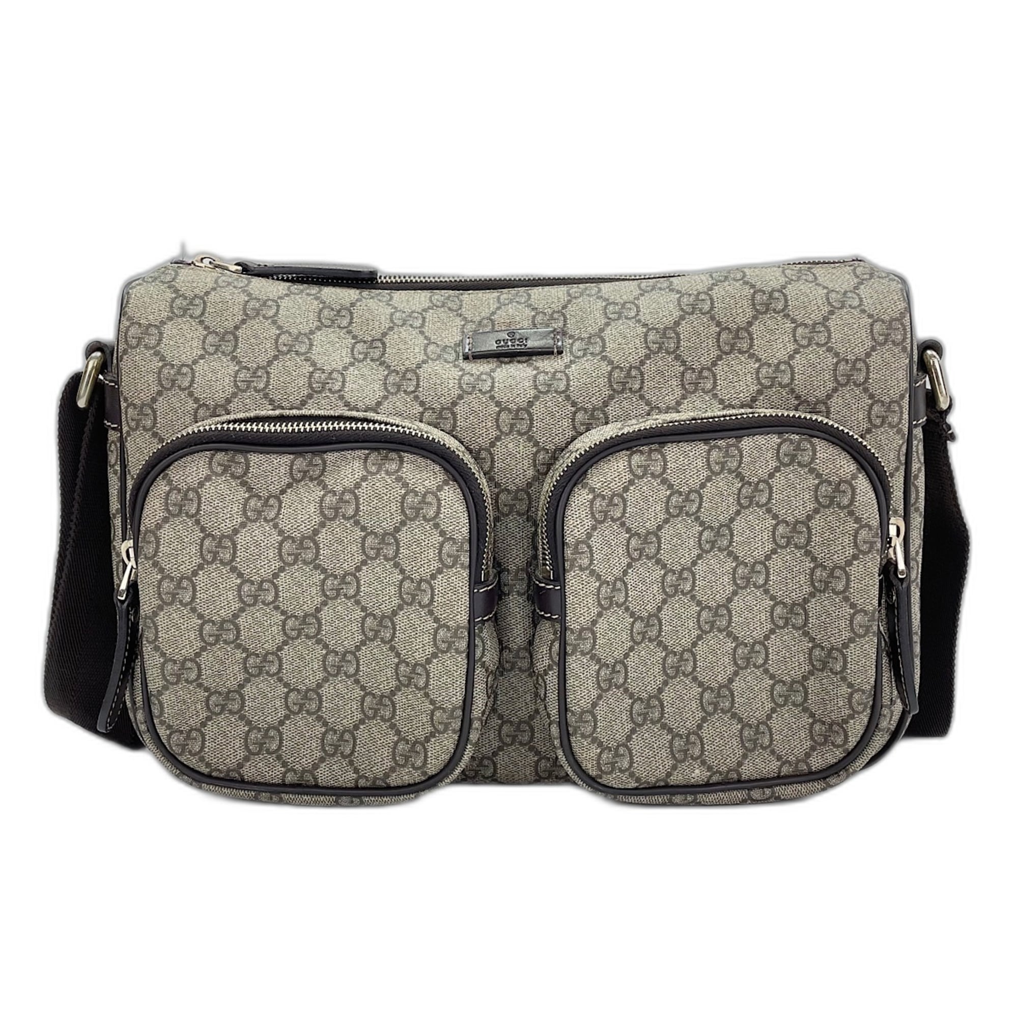 Gucci Gg Plus Beige Gg Plus Shoulder Bag (Pre-Owned)