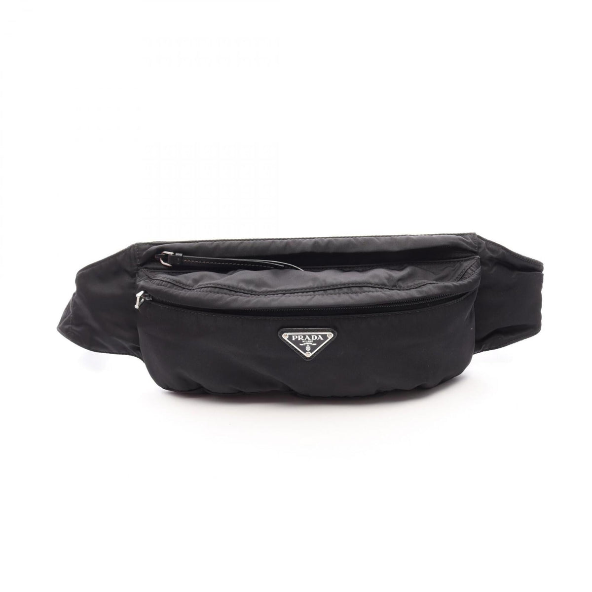 Prada Black Nylon Leather Fanny Pack (Pre-Owned)