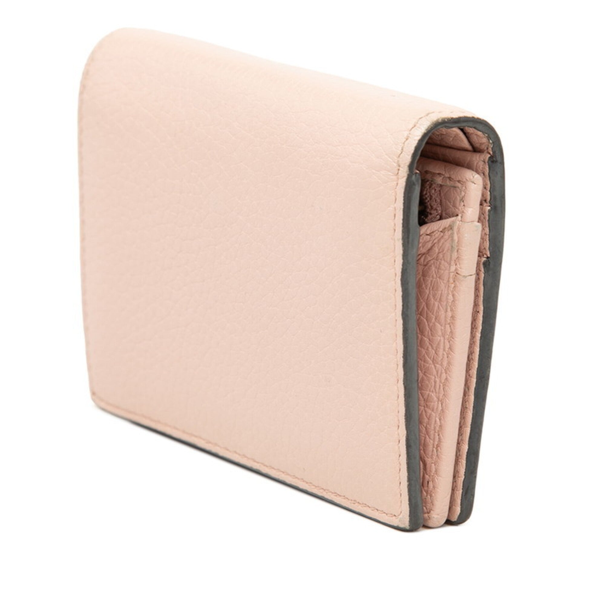 Gucci Pink Leather Wallet (Bi-Fold) (Pre-Owned)