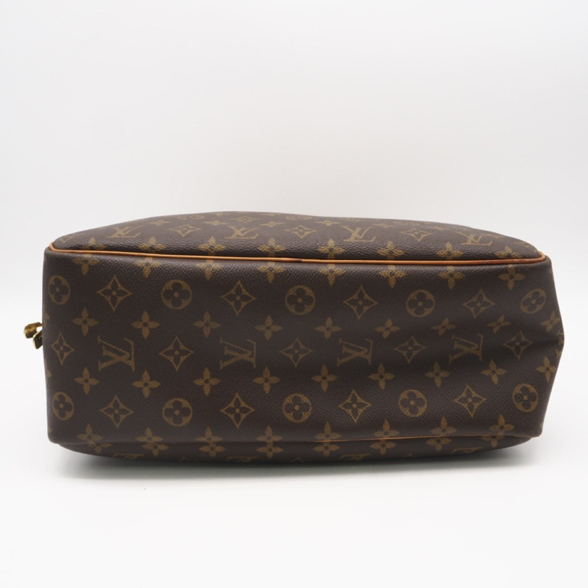 Louis Vuitton Monogram Black Coated Canvas Leather Handbag (Pre-Owned)