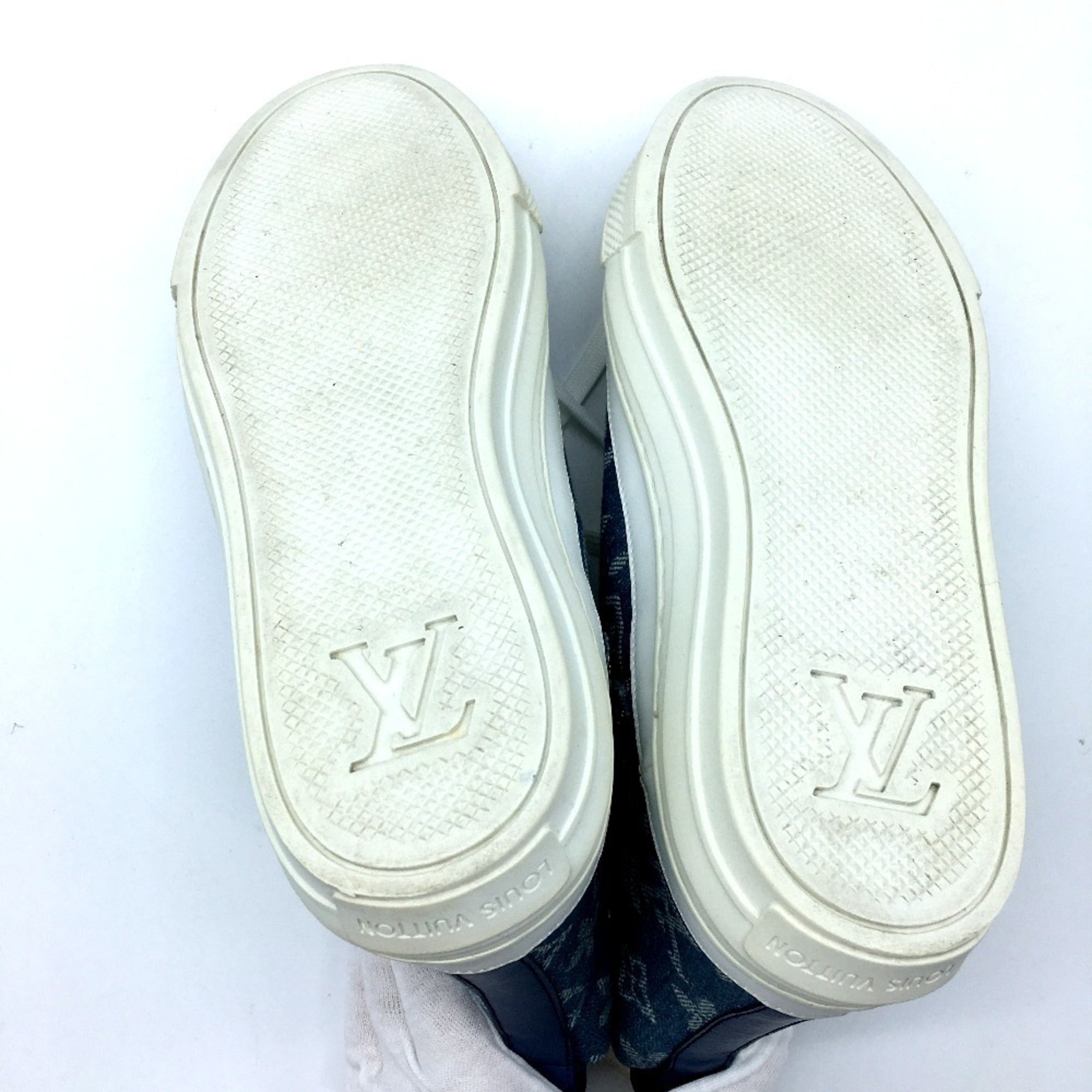 Louis Vuitton Blue White Sneakers (Pre-Owned)