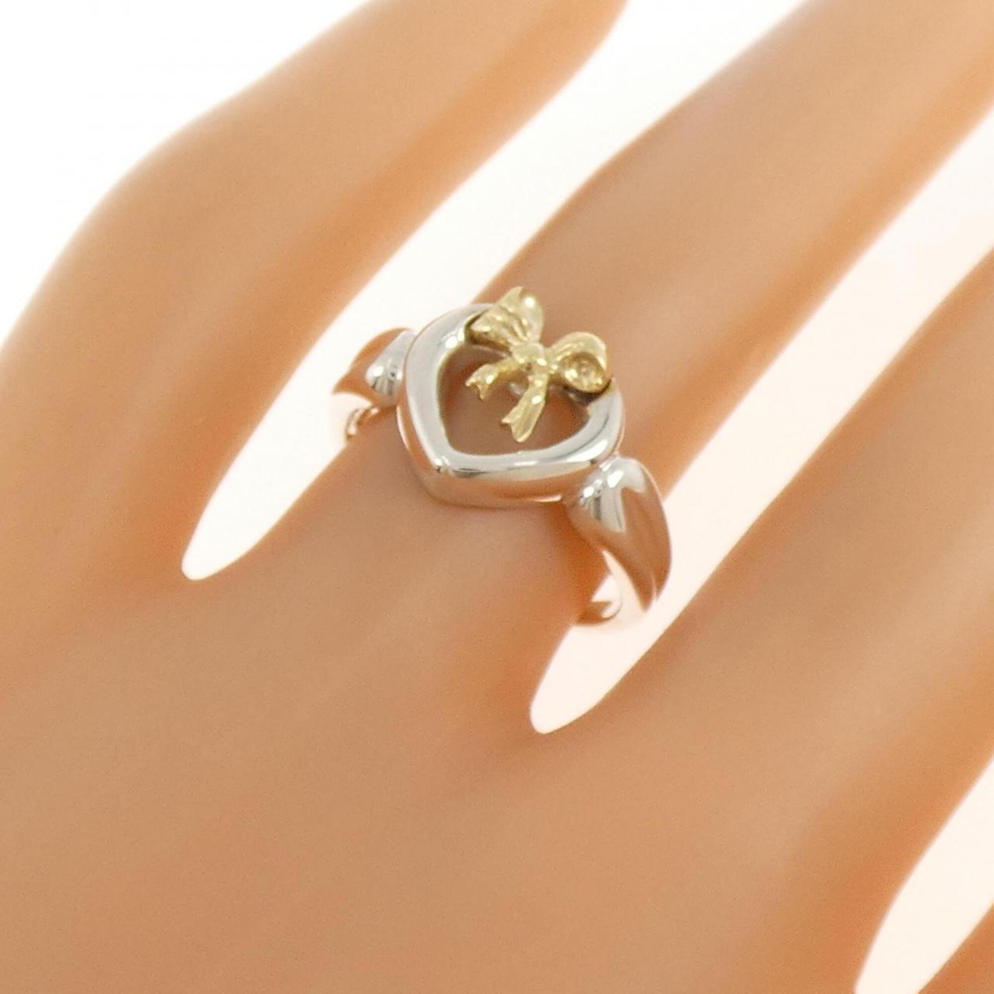 Tiffany Yellow Gold (18K) Silver 925 Band Ring (Pre-Owned)