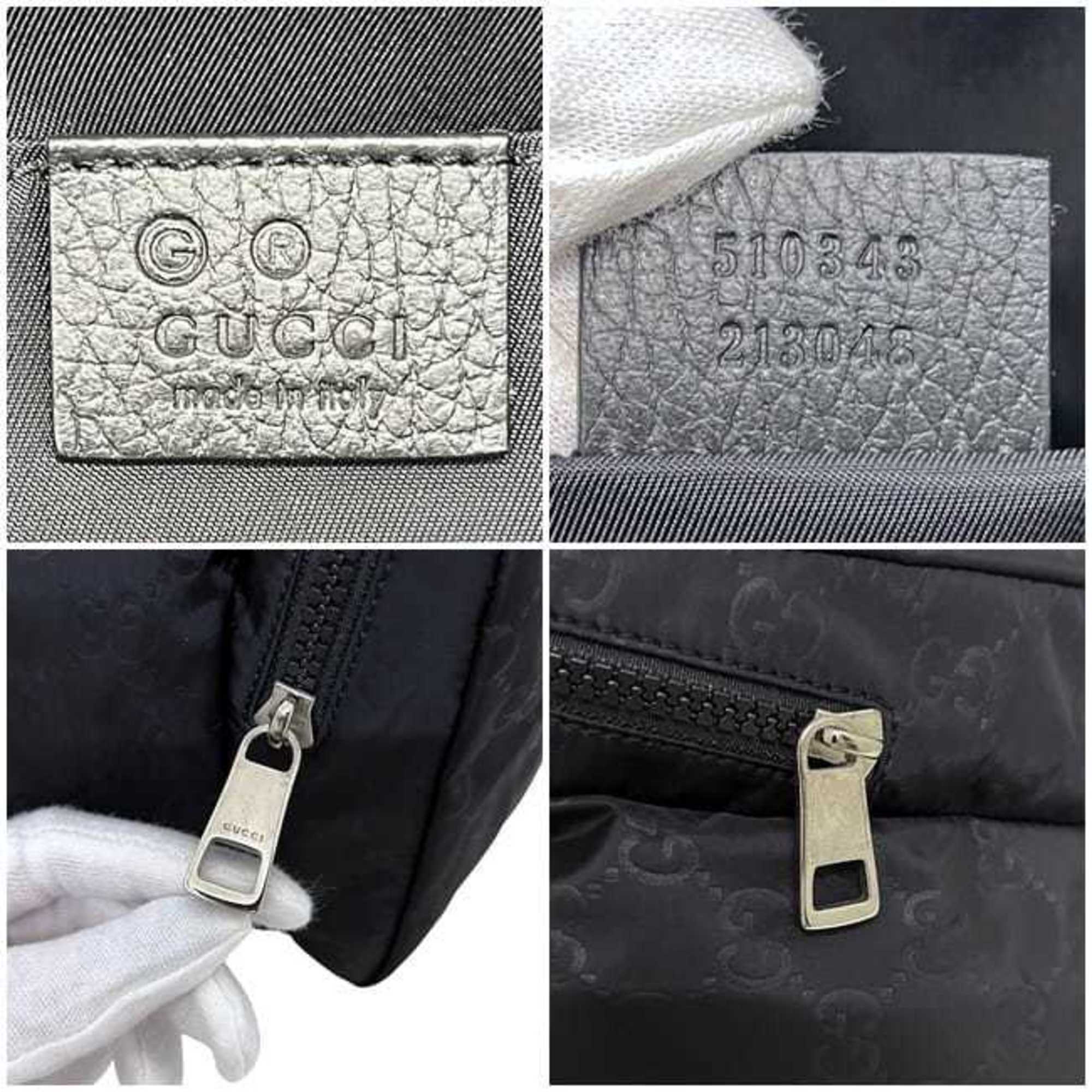Gucci Black Nylon Backpack (Pre-Owned)