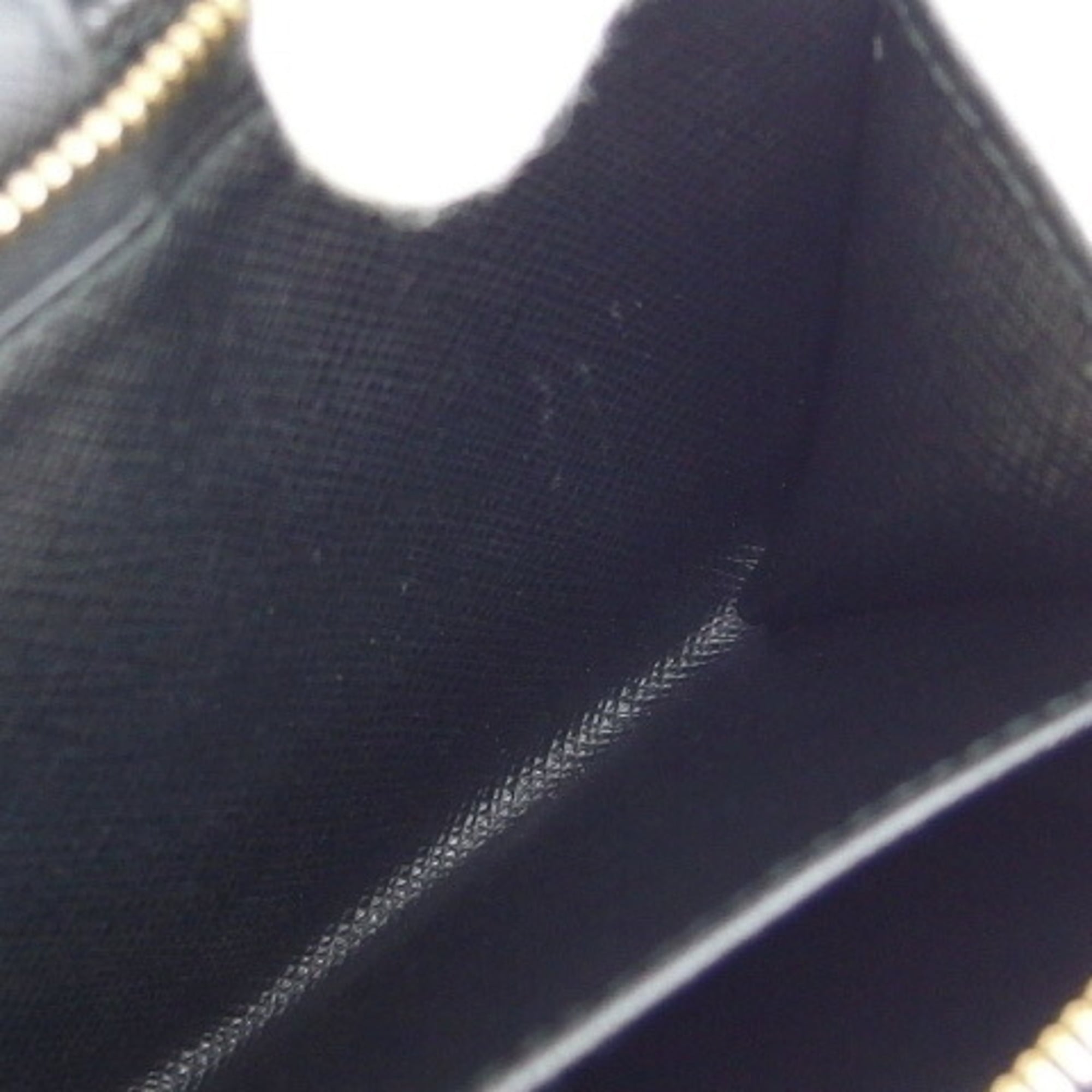 Prada Saffiano Black Nero Leather Wallet (Bi-Fold) (Pre-Owned)