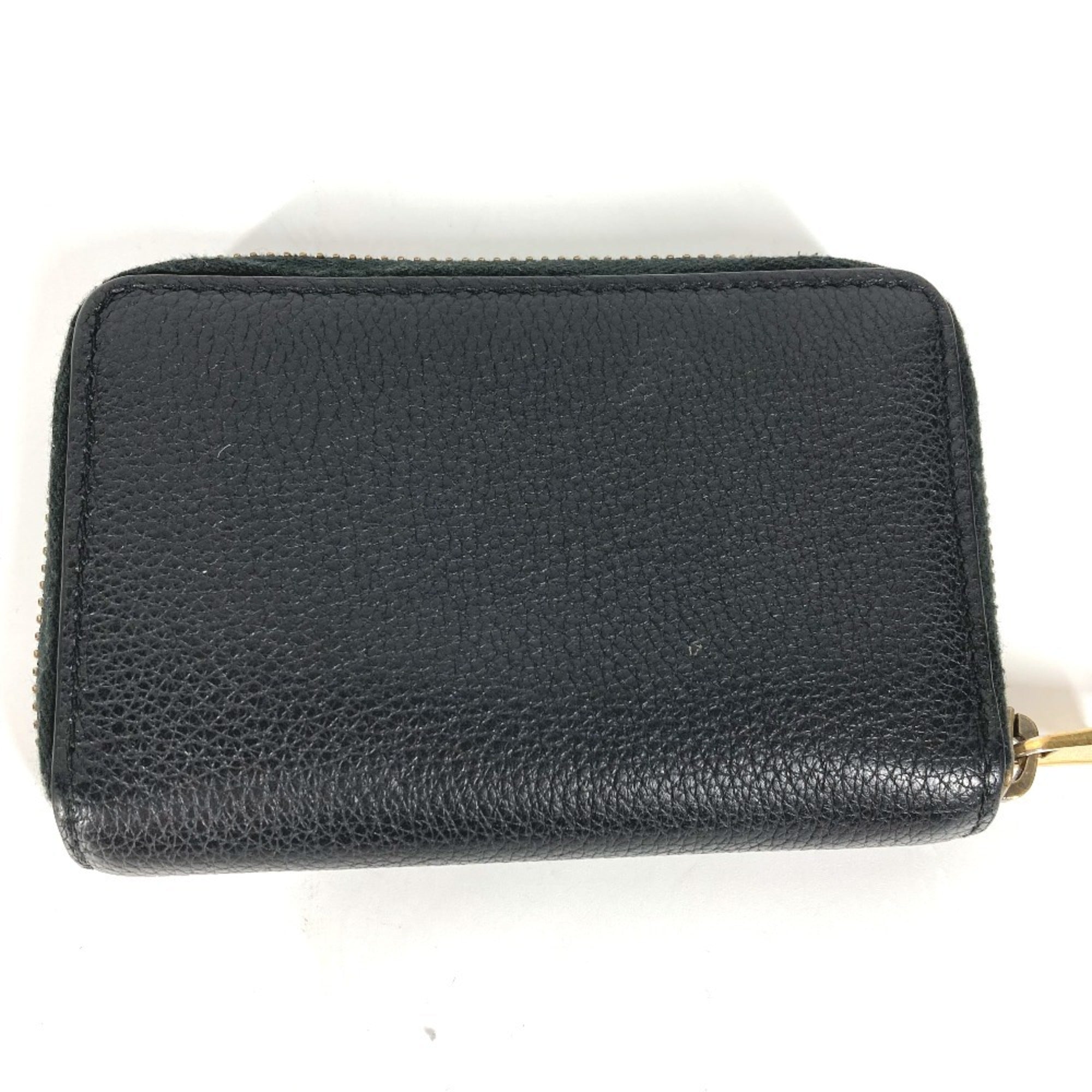 Gucci Black Leather Coin Purse/Coin Case (Pre-Owned)