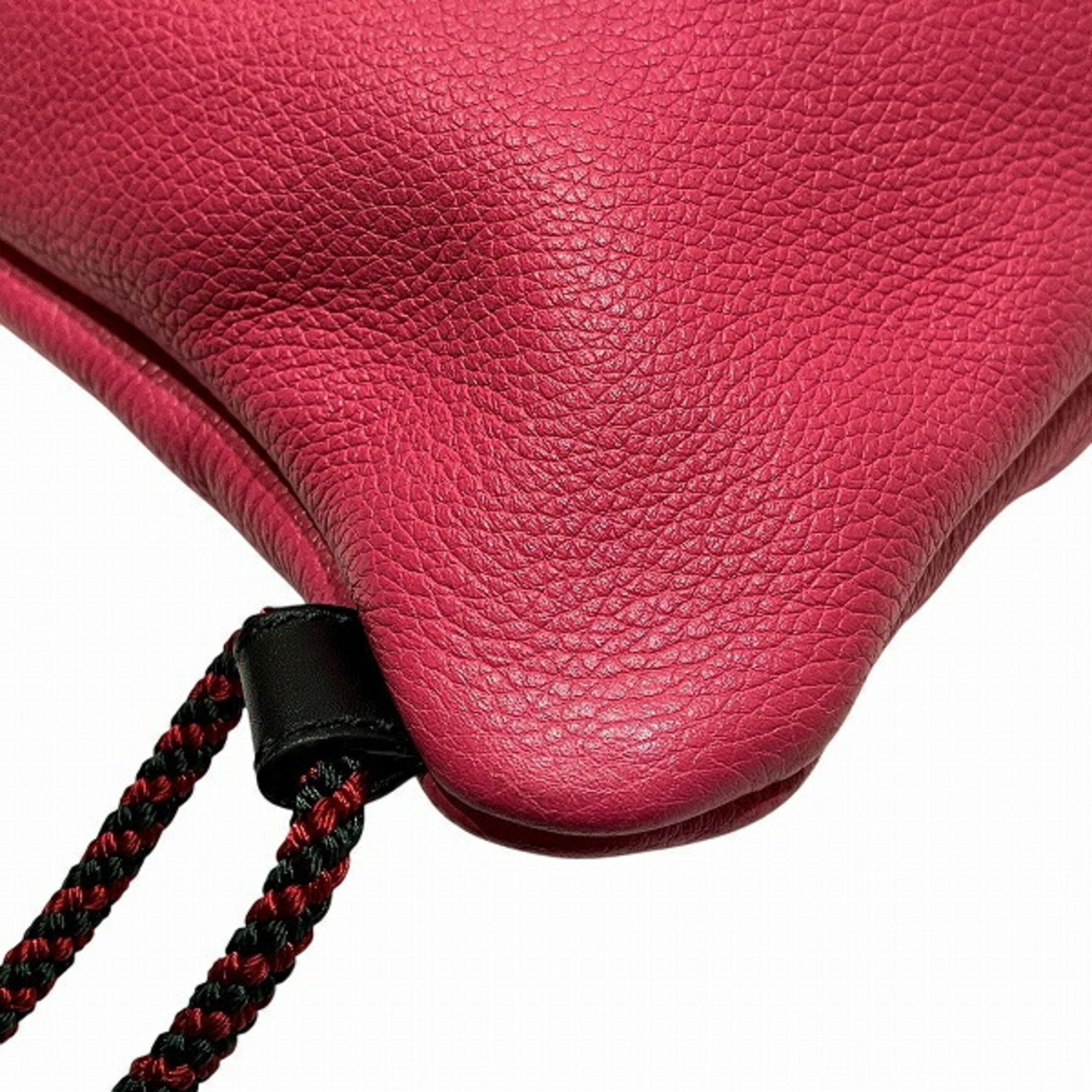 Gucci Pink Leather Backpack (Pre-Owned)