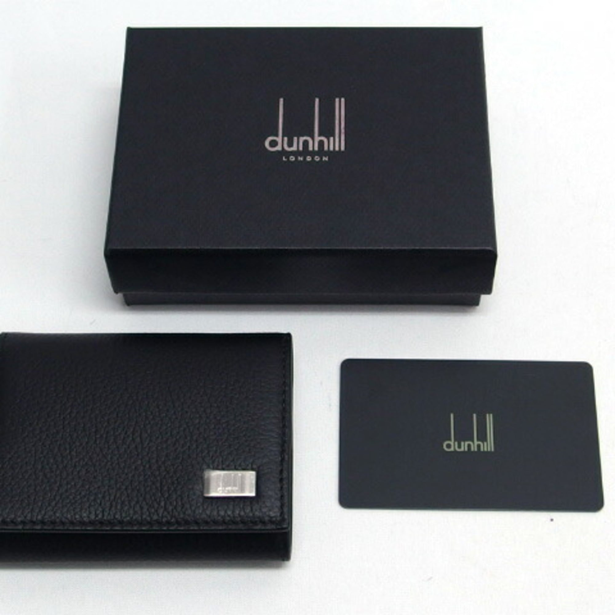 Dunhill Black Leather Coin Purse/Coin Case (Pre-Owned)