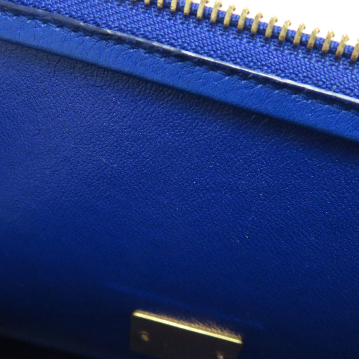 Celine Black Blue Brown Leather Handbag (Pre-Owned)