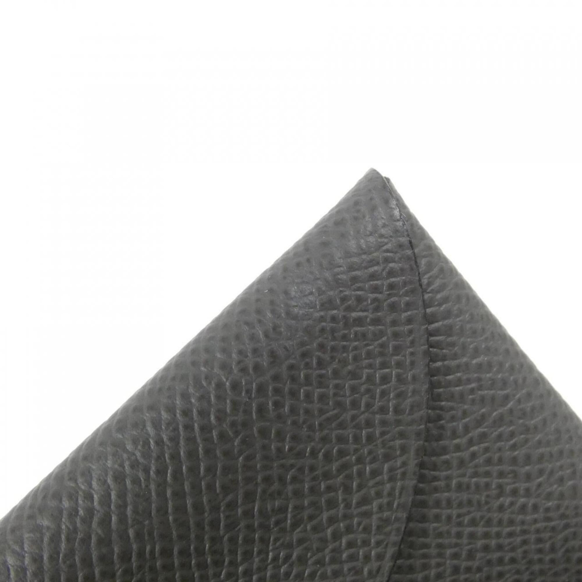 Hermes Dark Gray Graphite Epsom Leather Coin Purse/Coin Case (Pre-Owned)