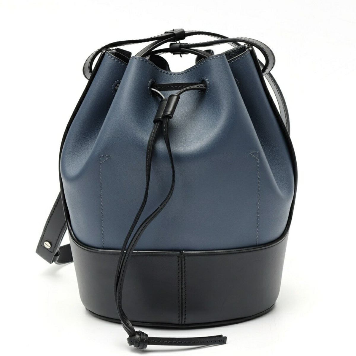 Loewe Black Blue Leather Shoulder Bag (Pre-Owned)