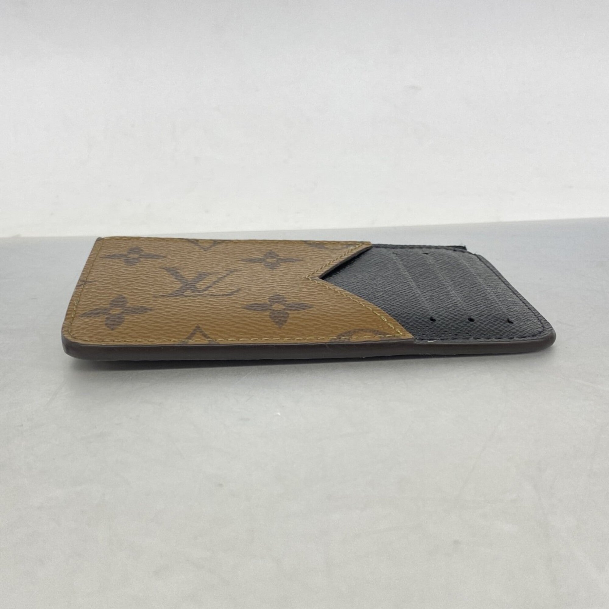 Louis Vuitton Black Brown Coin Purse/Coin Case (Pre-Owned)
