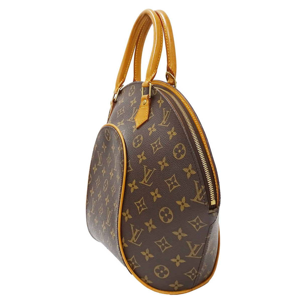 Louis Vuitton Brown Monogram Canvas Handbag (Pre-Owned)
