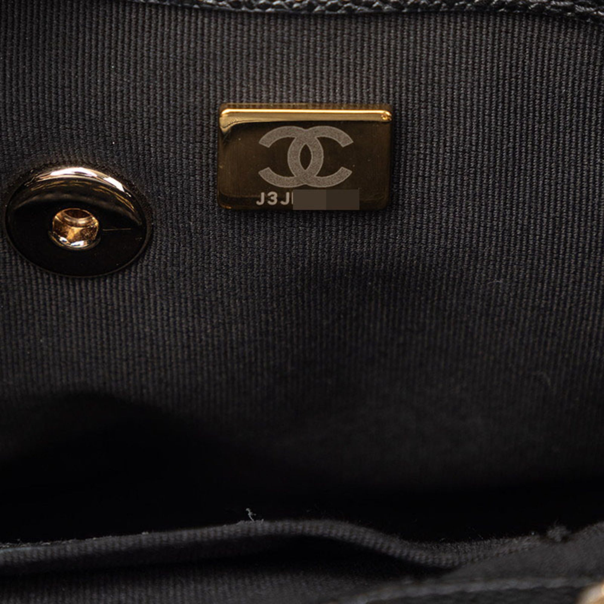 Chanel Black Grained Calfskin Backpack (Pre-Owned)