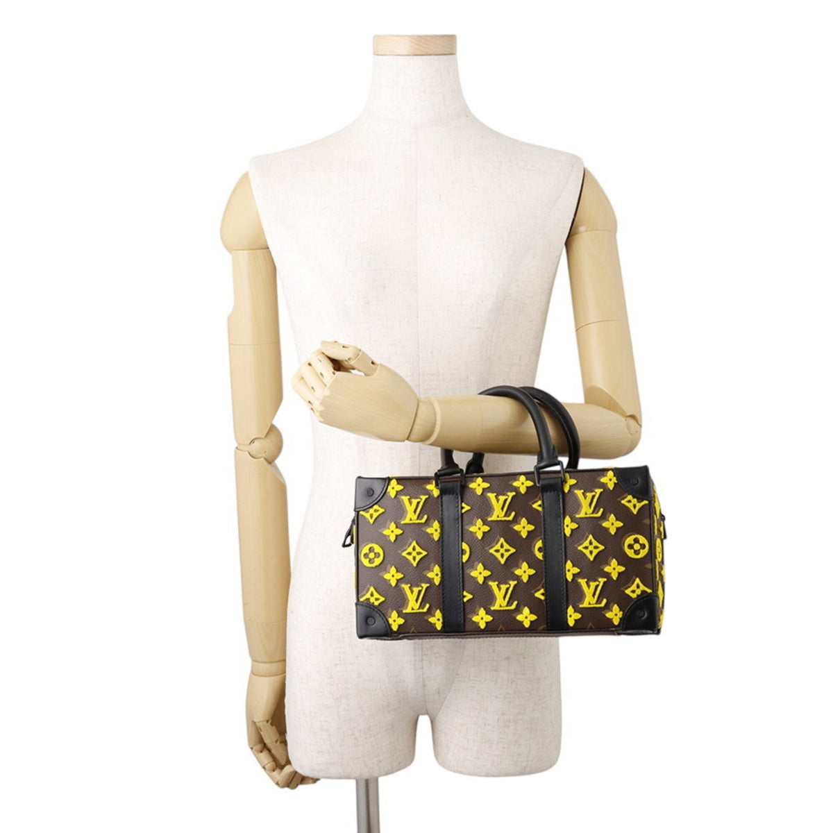 Louis Vuitton Monogram Tuffetage Black Brown Yellow Handbag Shoulder Bag (Pre-Owned)