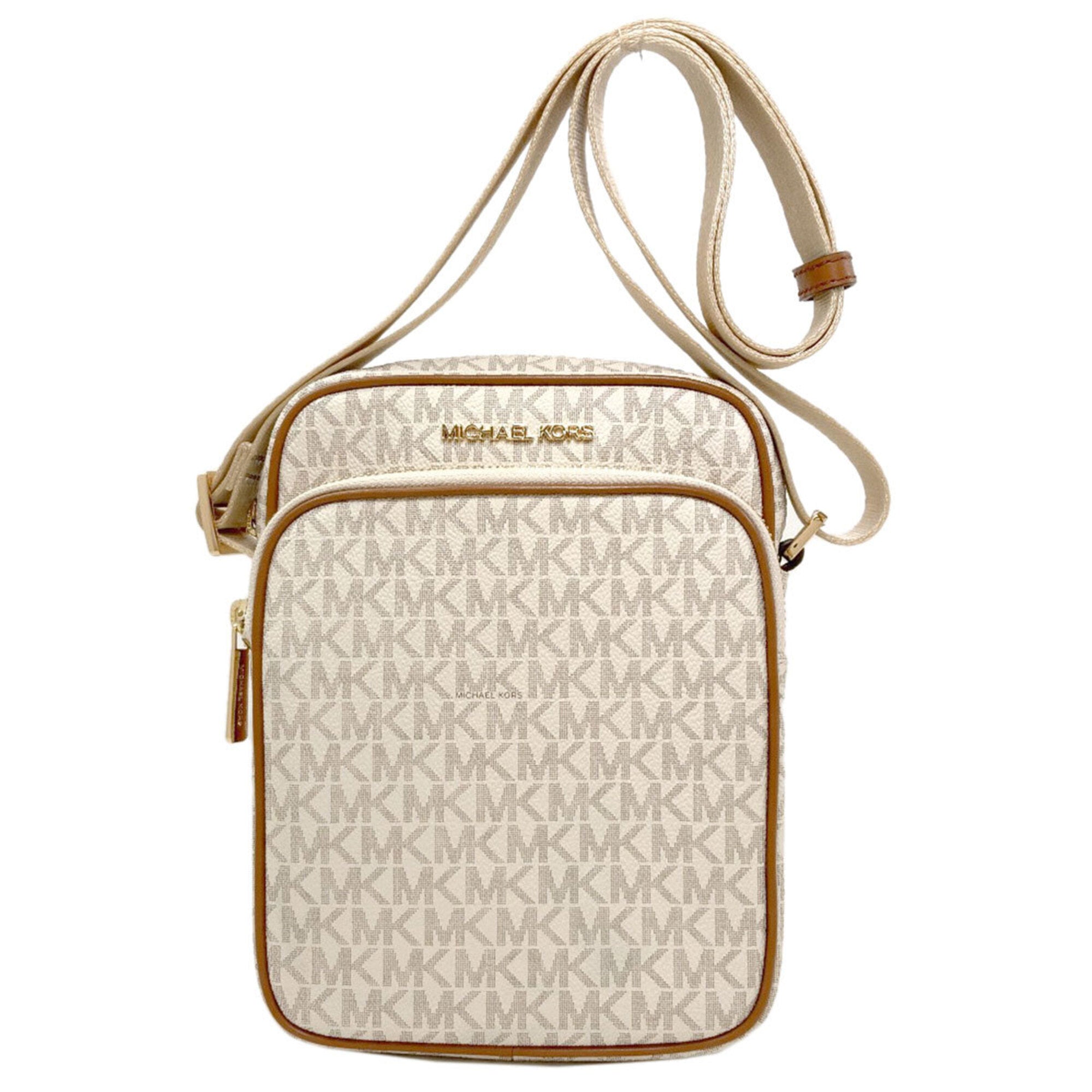 Michael Kors Beige Pvc Shoulder Bag (Pre-Owned)