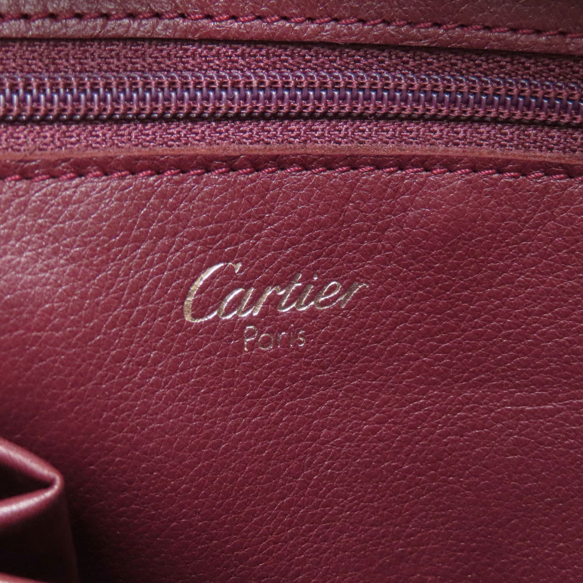 Cartier Beige Leather Tote Bag (Pre-Owned)