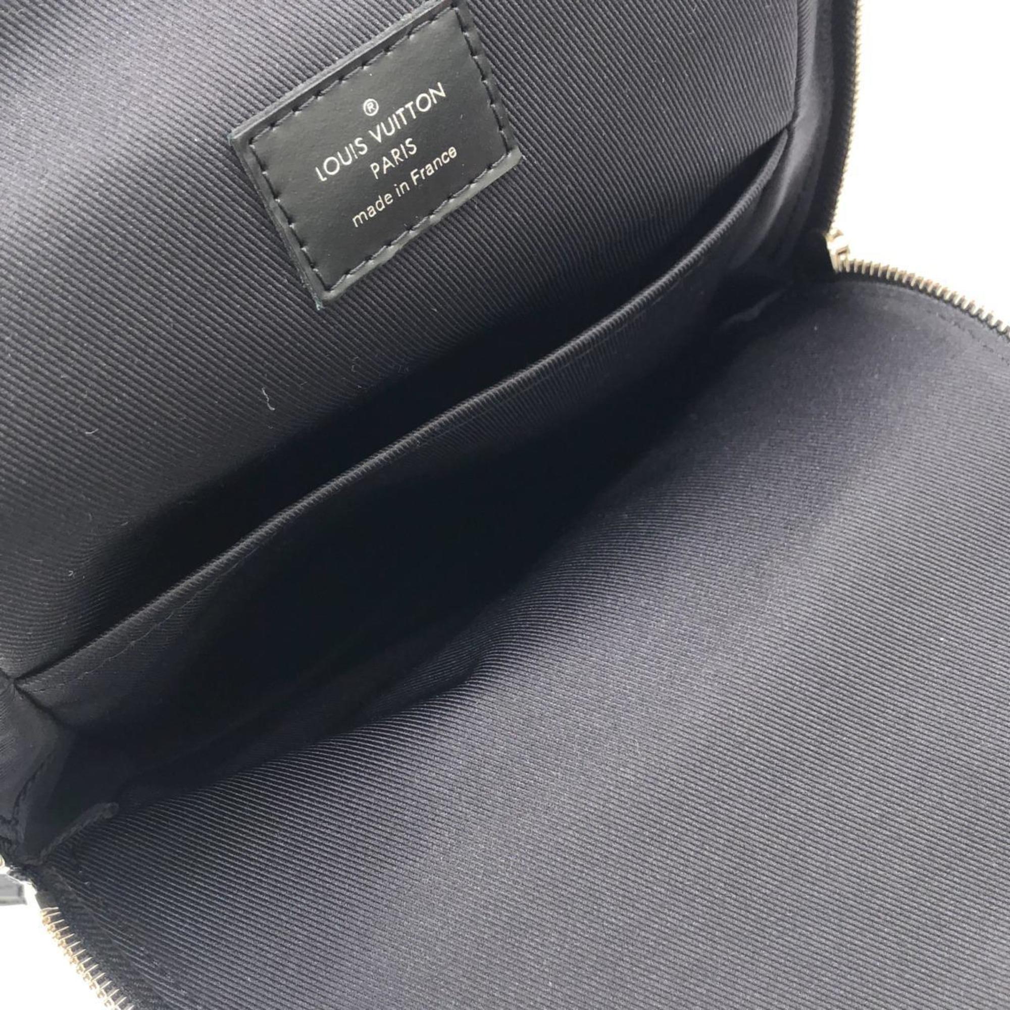 Louis Vuitton Graphite Coated Canvas Shoulder Bag (Pre-Owned)