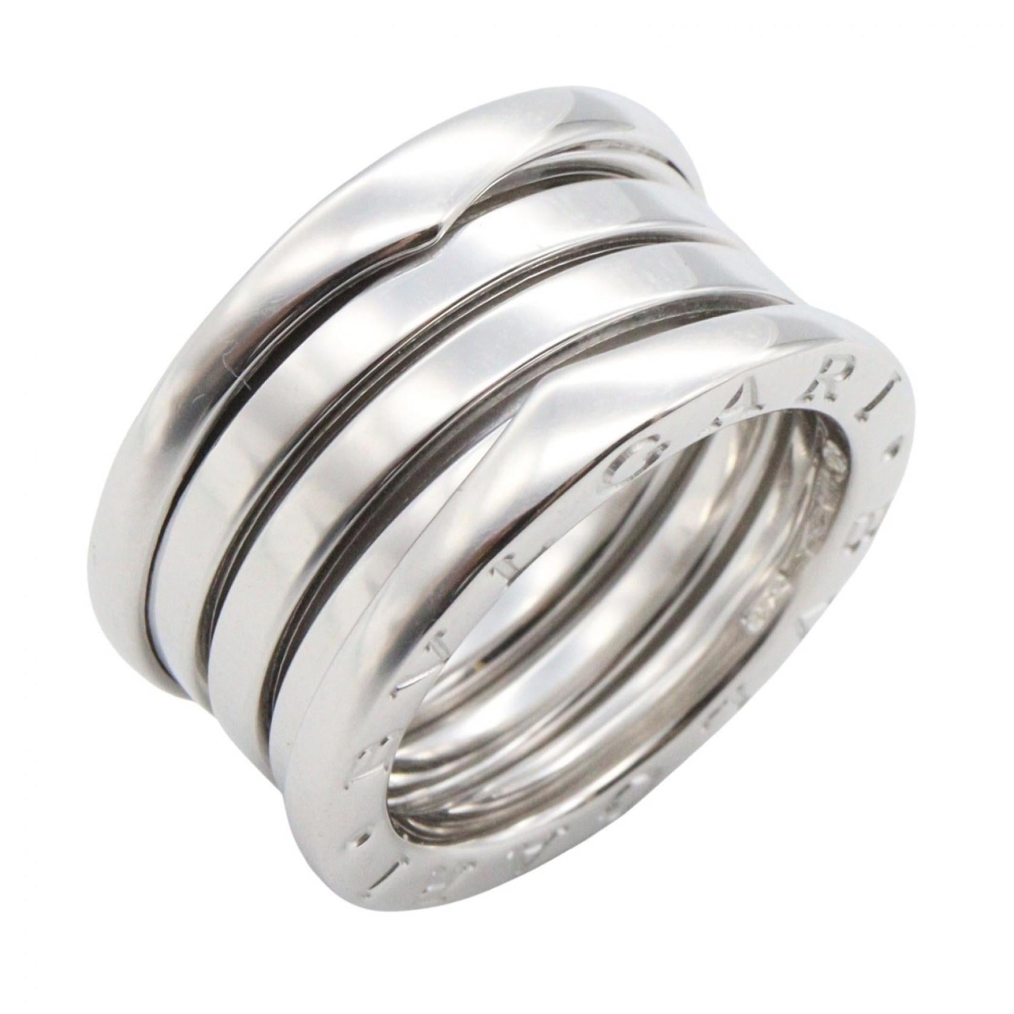 Bvlgari Silver White Gold (18K) Band Ring (Pre-Owned)