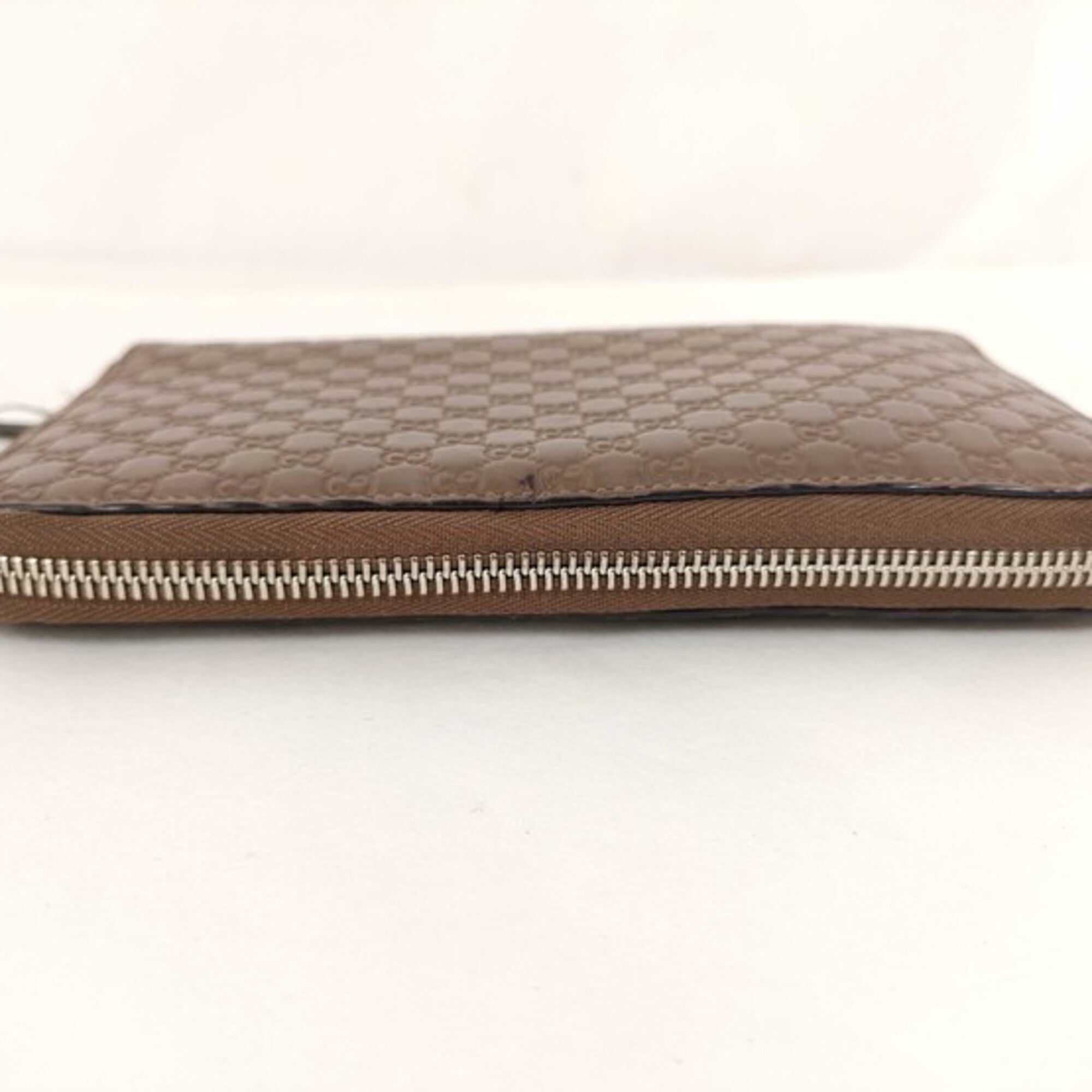 Gucci Brown Leather Coin Purse/Coin Case (Pre-Owned)