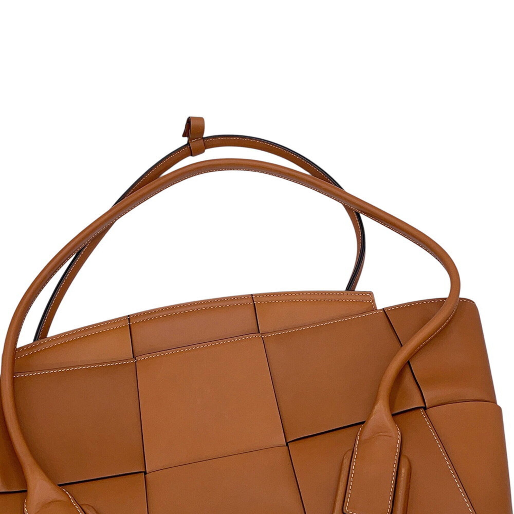 Bottega Veneta Brown Intrecciato Handbag Tote Bag (Pre-Owned)
