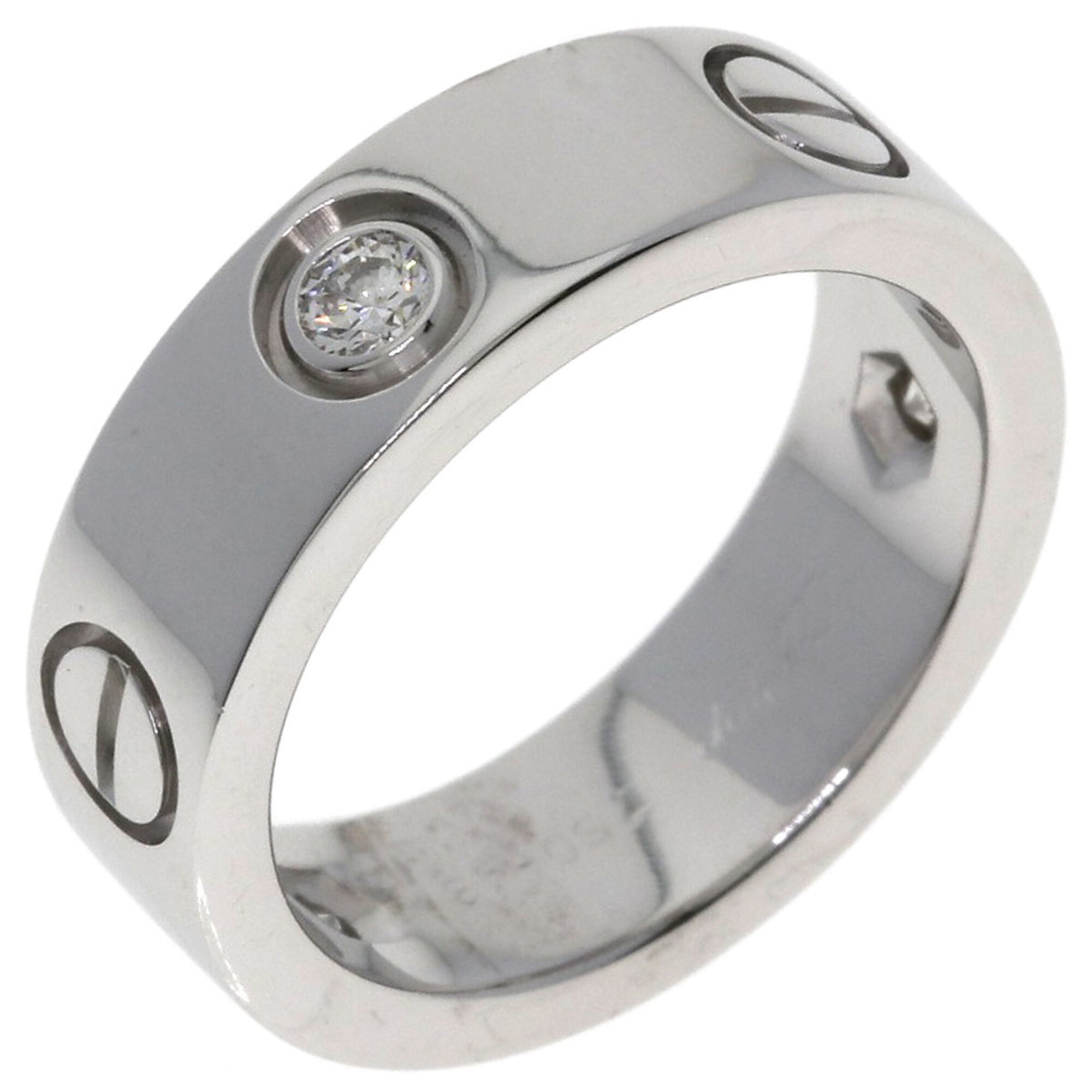 Cartier Love White Gold (18K) Band Ring (Pre-Owned)