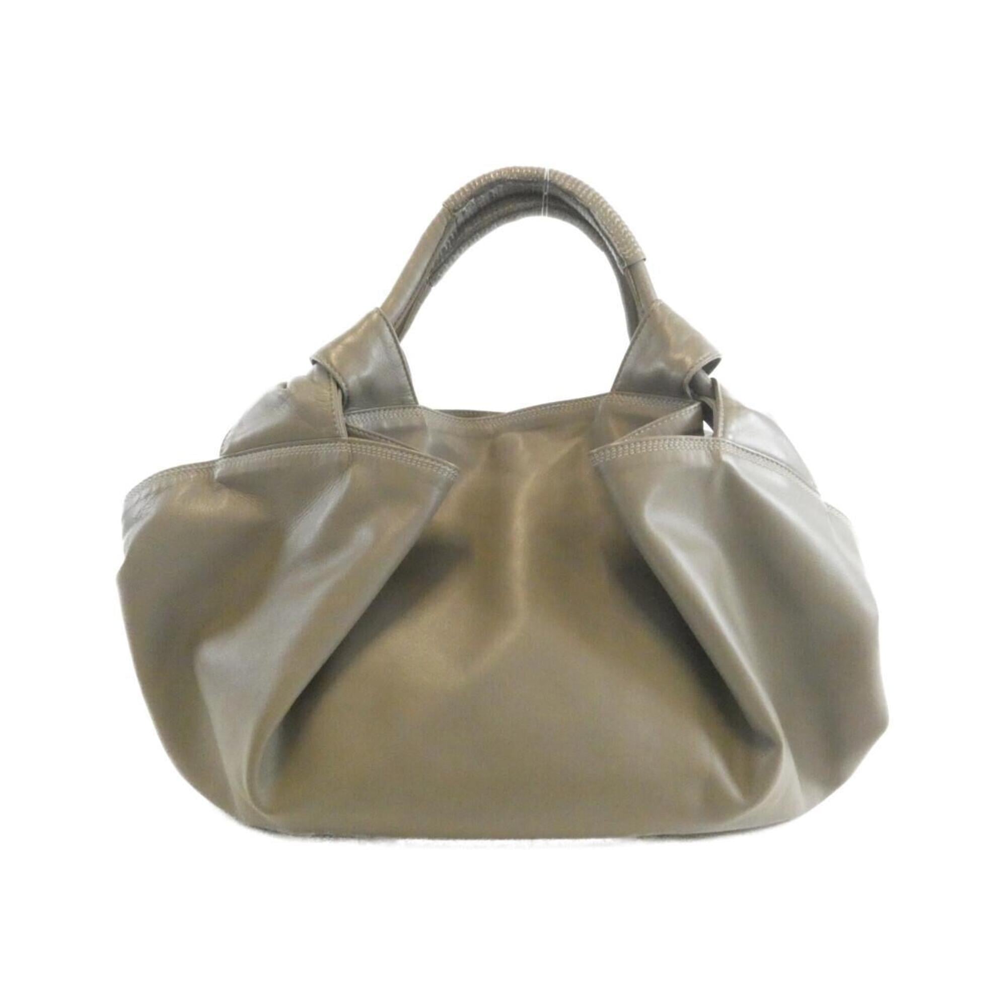Loewe Gray Leather Handbag (Pre-Owned)