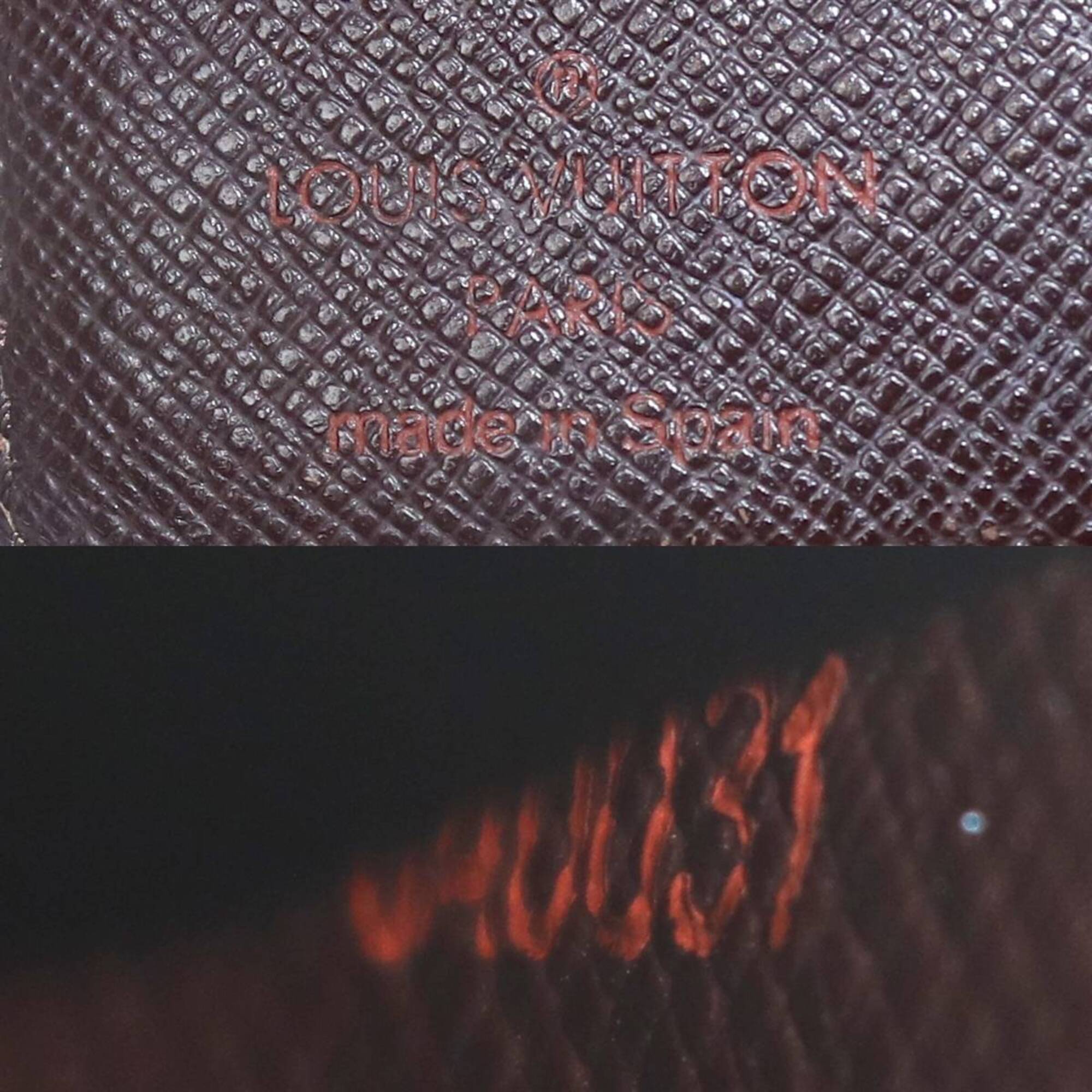 Louis Vuitton Damier Damier Canvas Ebene Wallet (Bi-Fold) (Pre-Owned)