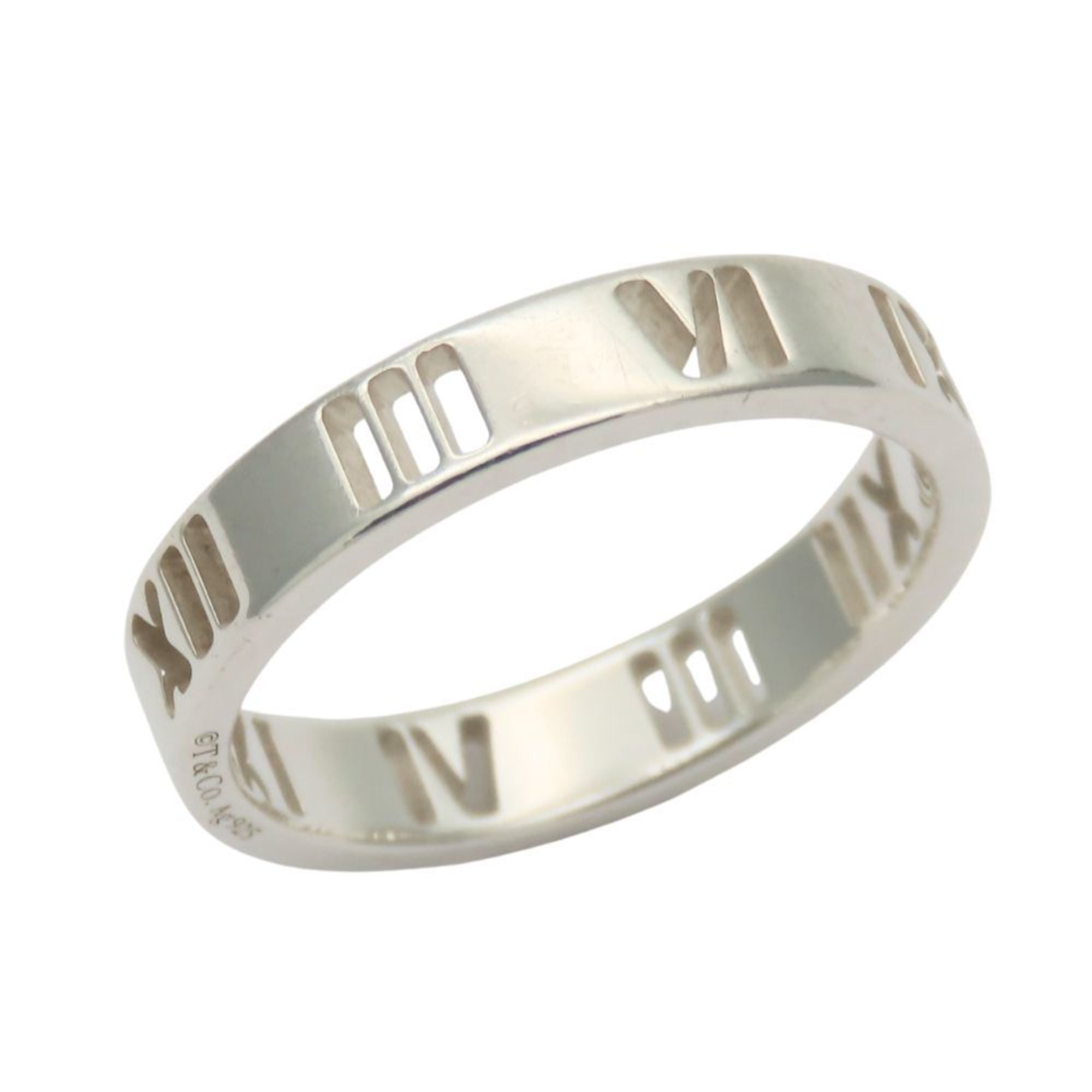 Tiffany Silver Silver 925 Band Ring (Pre-Owned)