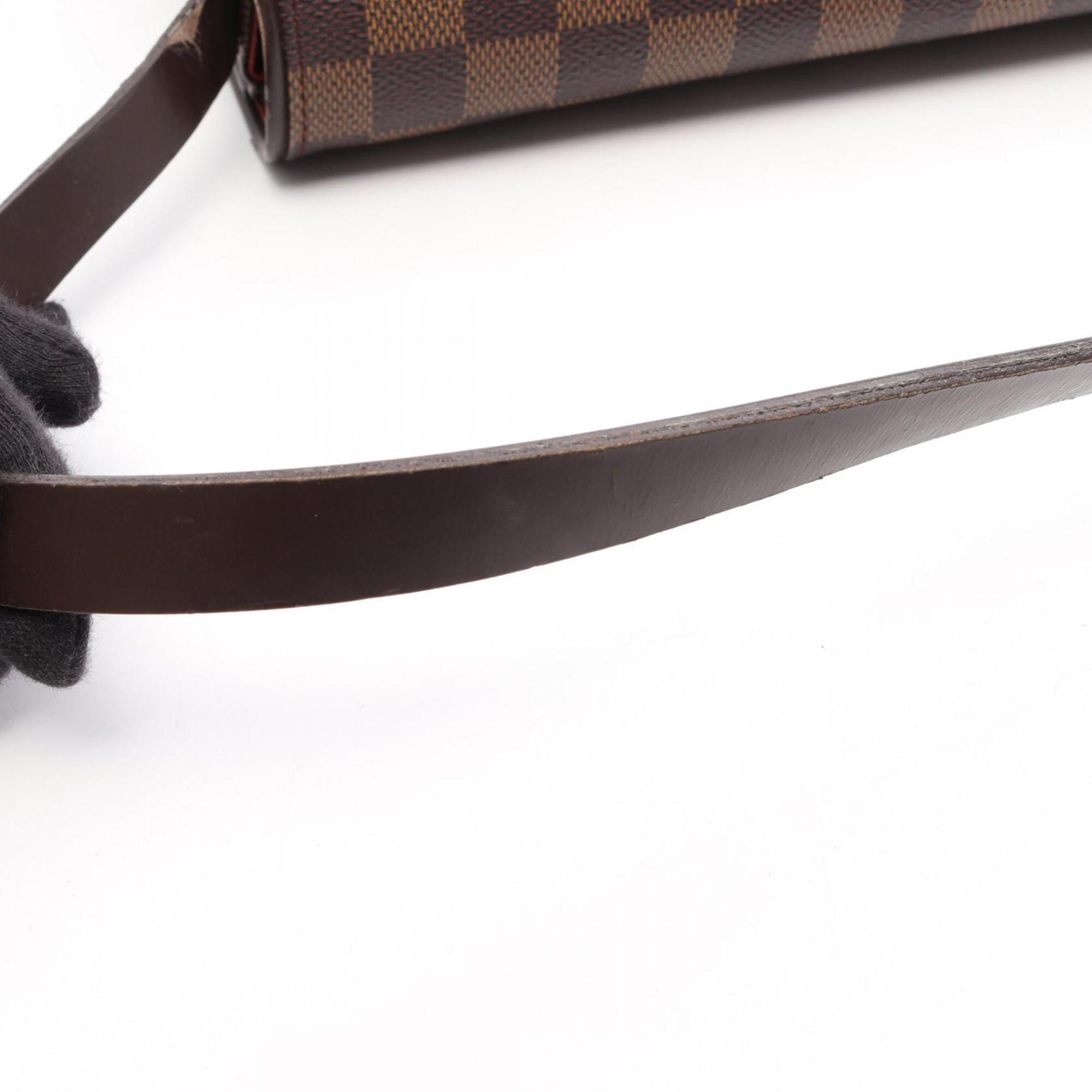 Louis Vuitton Brown Coated Canvas Pvc Leather Handbag Shoulder Bag (Pre-Owned)