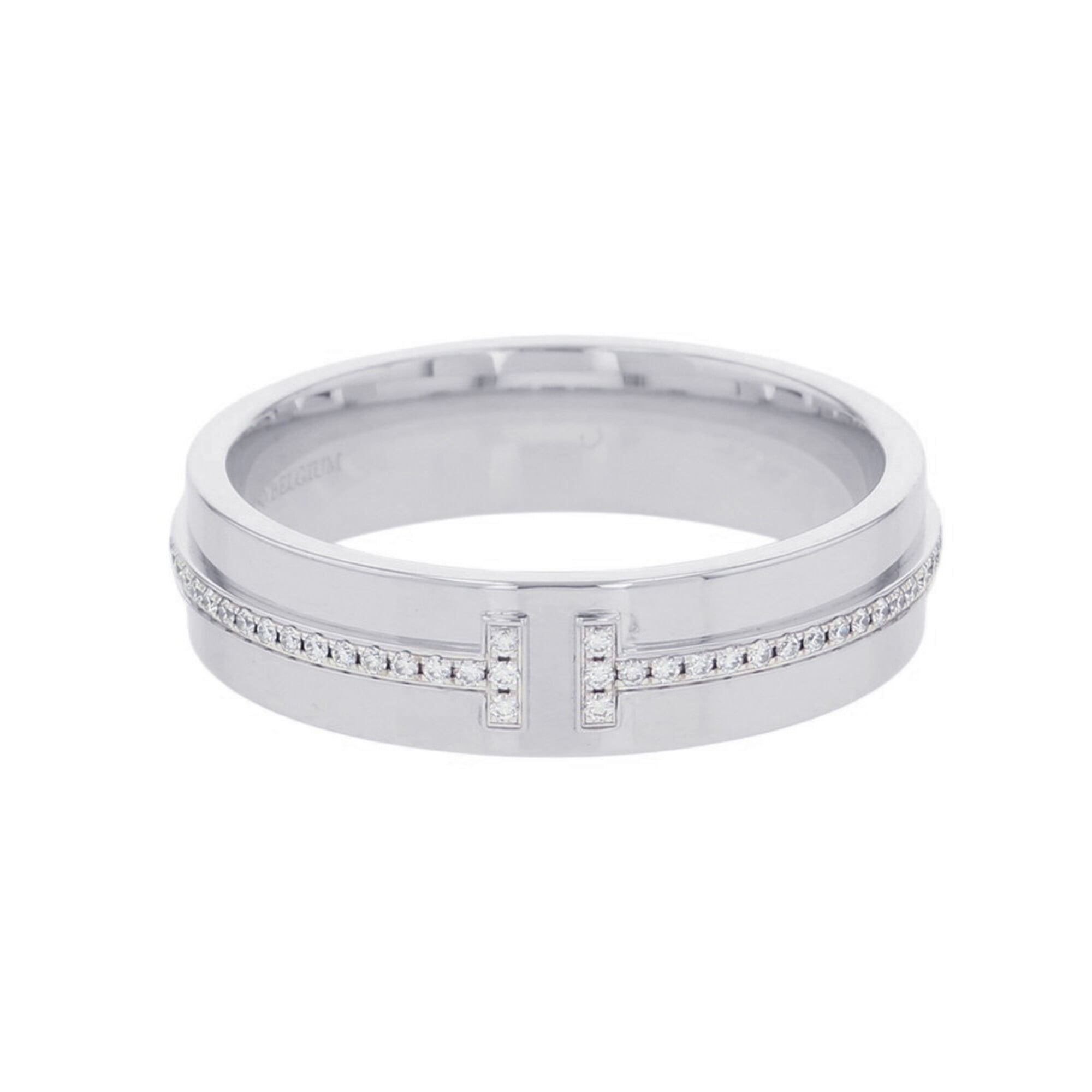 Tiffany White Gold (18K) Band Ring (Pre-Owned)