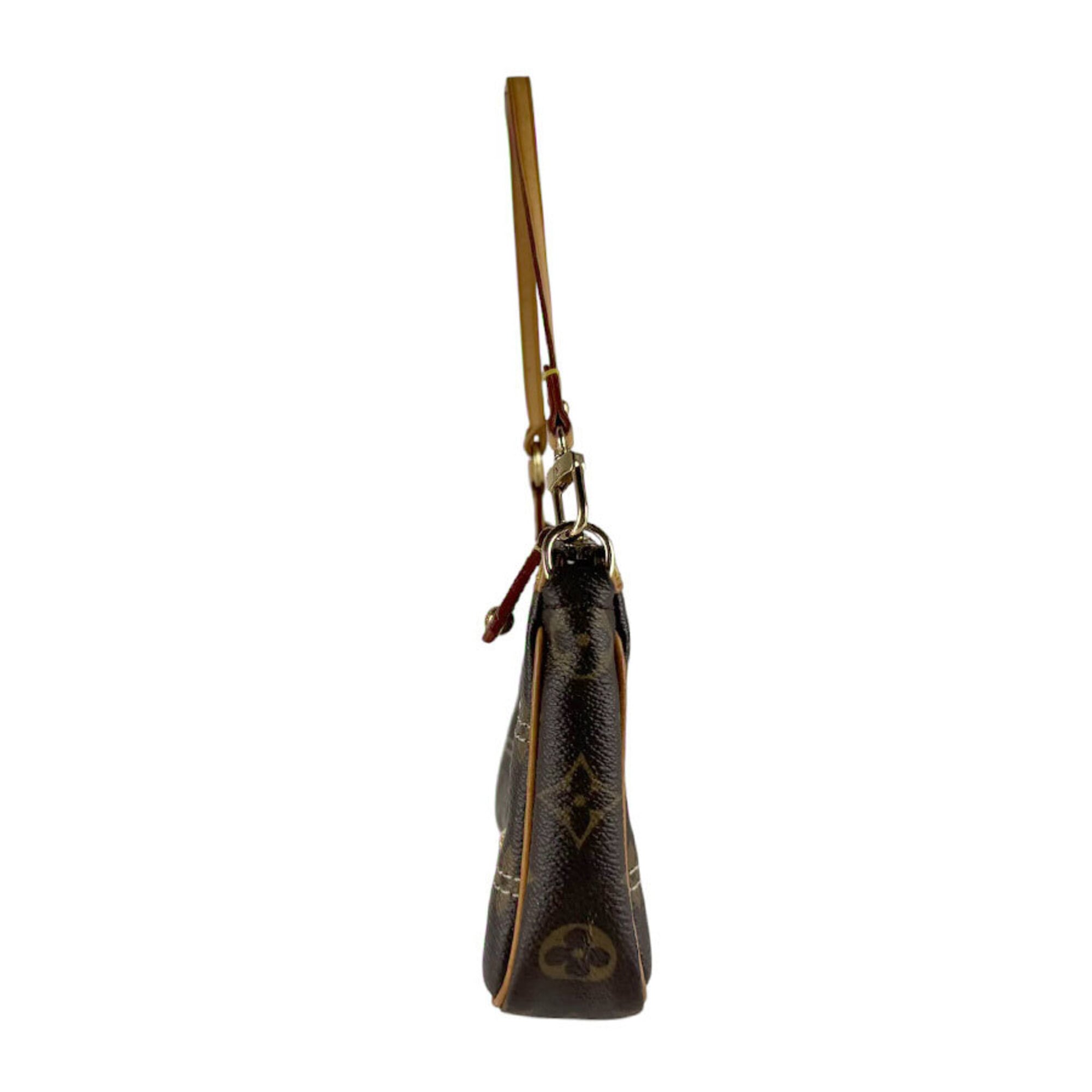 Louis Vuitton Brown Monogram Handbag Pochette (Pre-Owned)