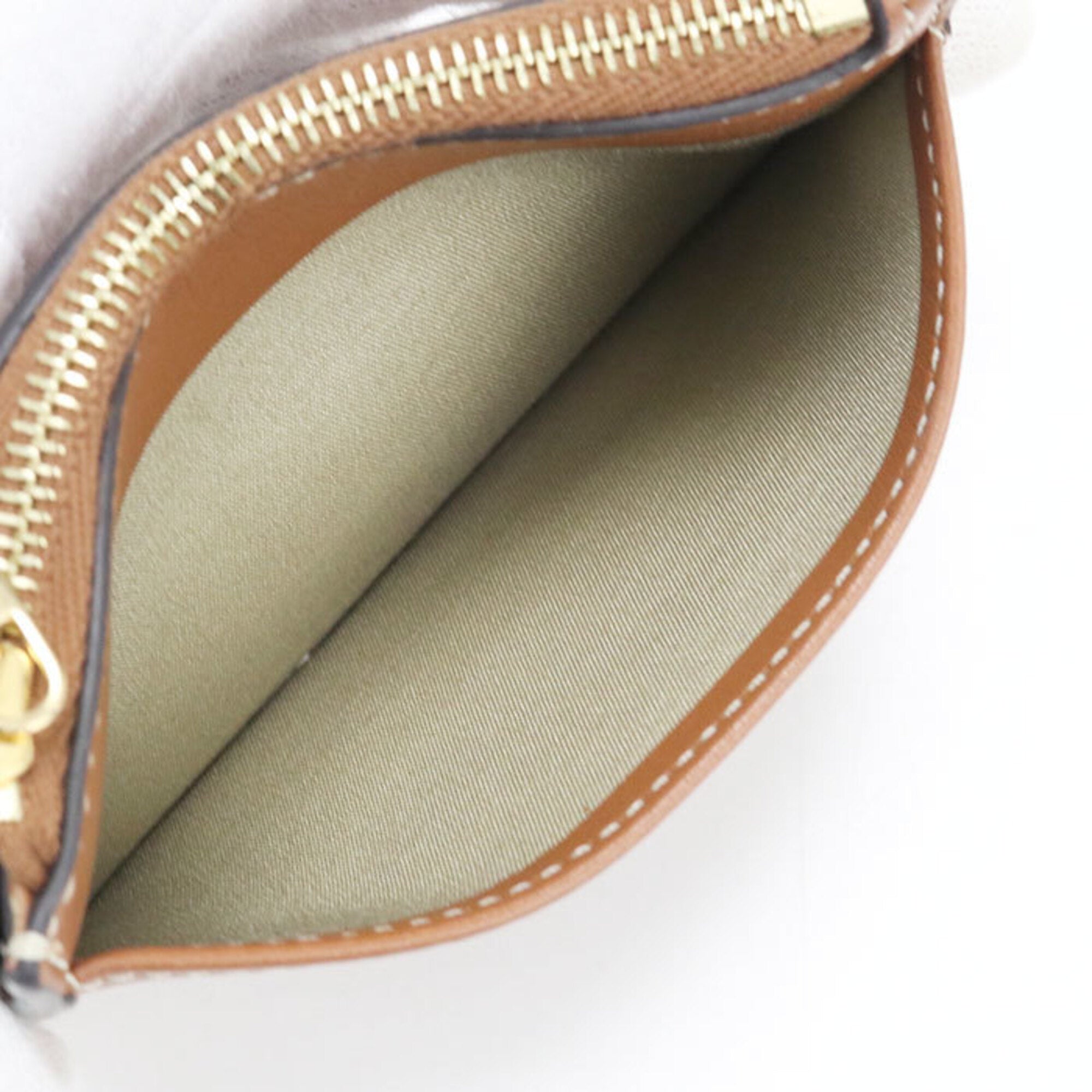 Celine Brown Leather Coin Purse/Coin Case (Pre-Owned)
